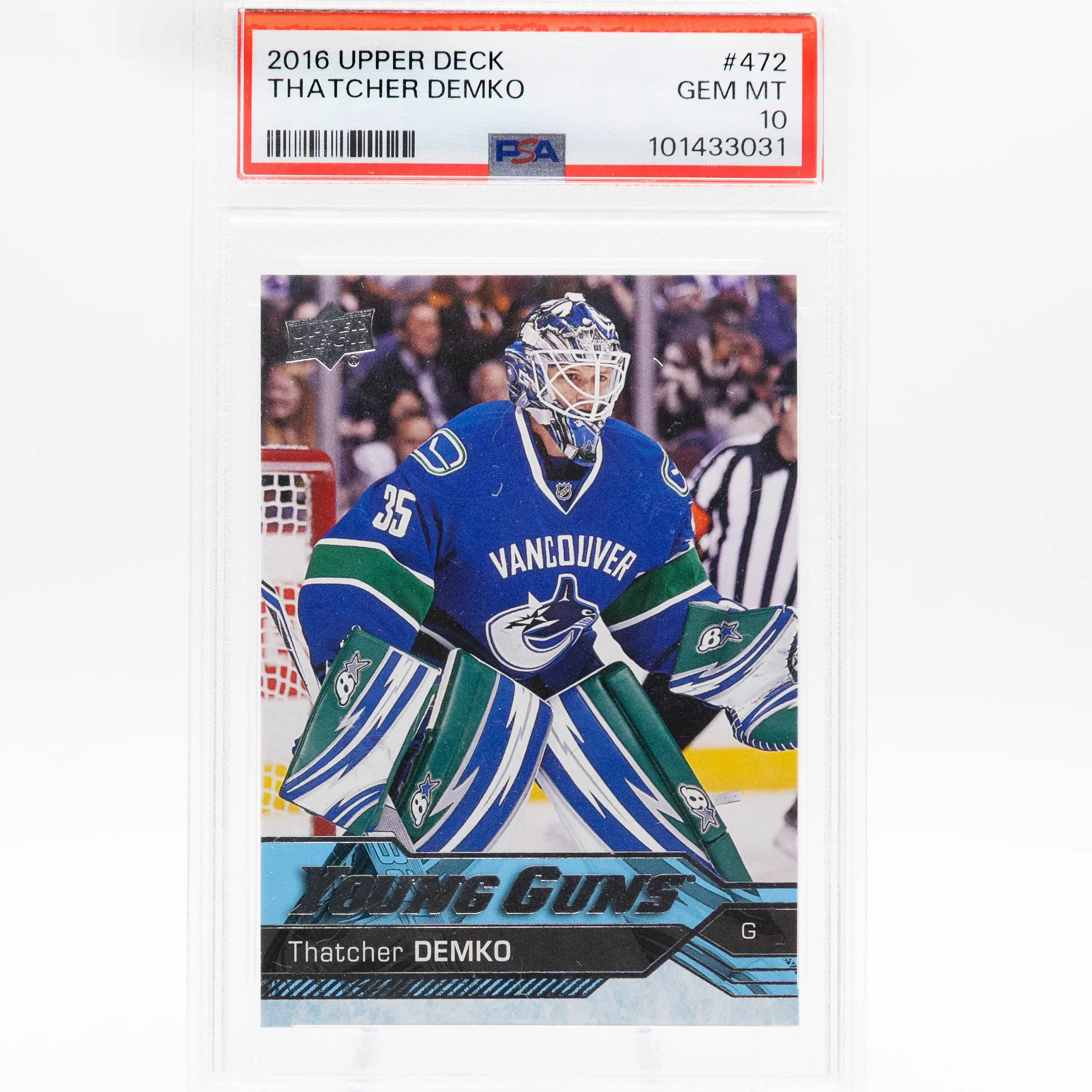 Thatcher Demko 2018 Young Guns 