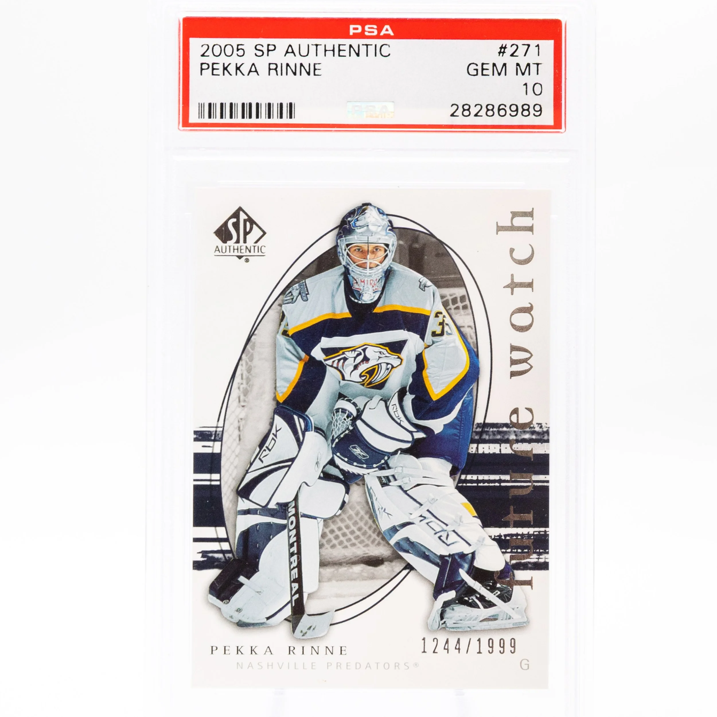 Pekka Rinne 2205 Future Watch 
