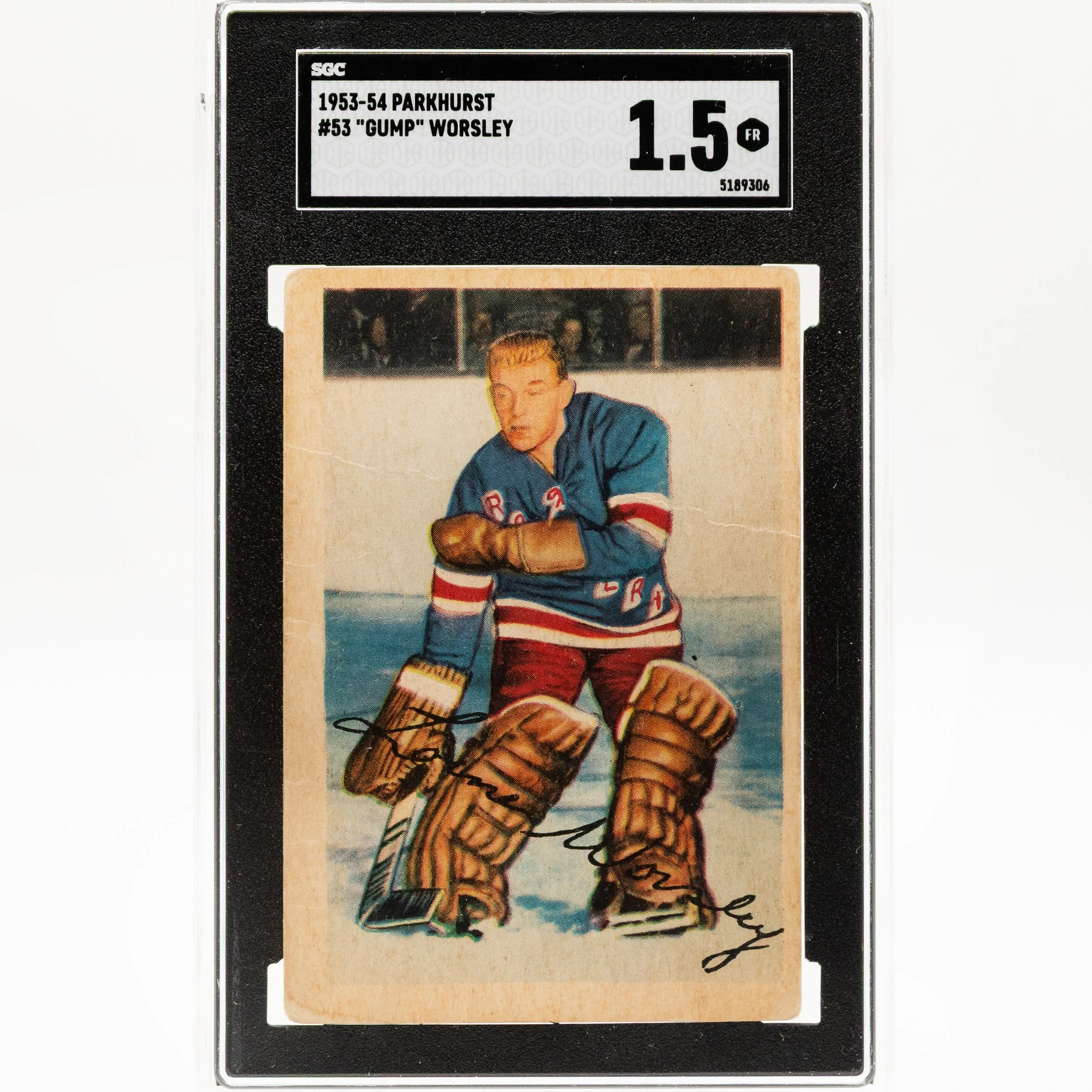Gump Worsley 1953 Parkhurst