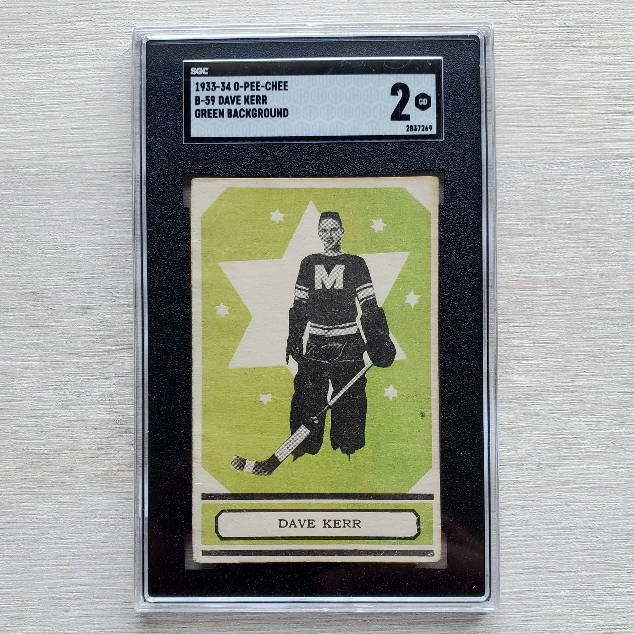 Dave Kerr O-Pee-Chee 1933
