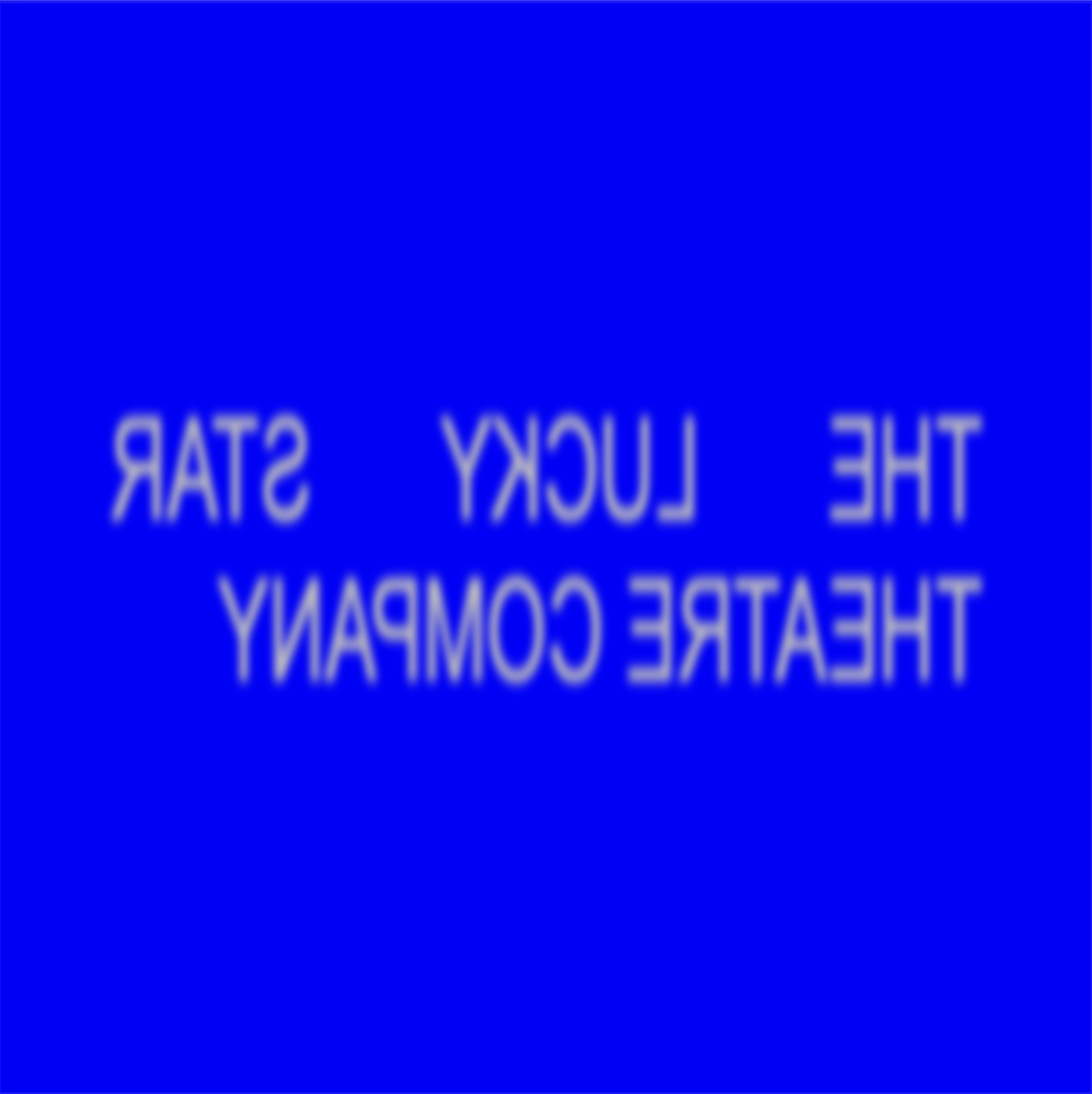 THE LUCKY STAR THEATRE COMPANY LOGO REVERSED BRAT INSPO