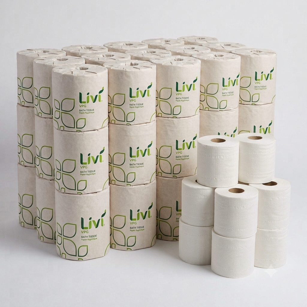 Solaris Bathroom Tissue — 500 Sheets, 2-Ply, 96 Rolls/Case