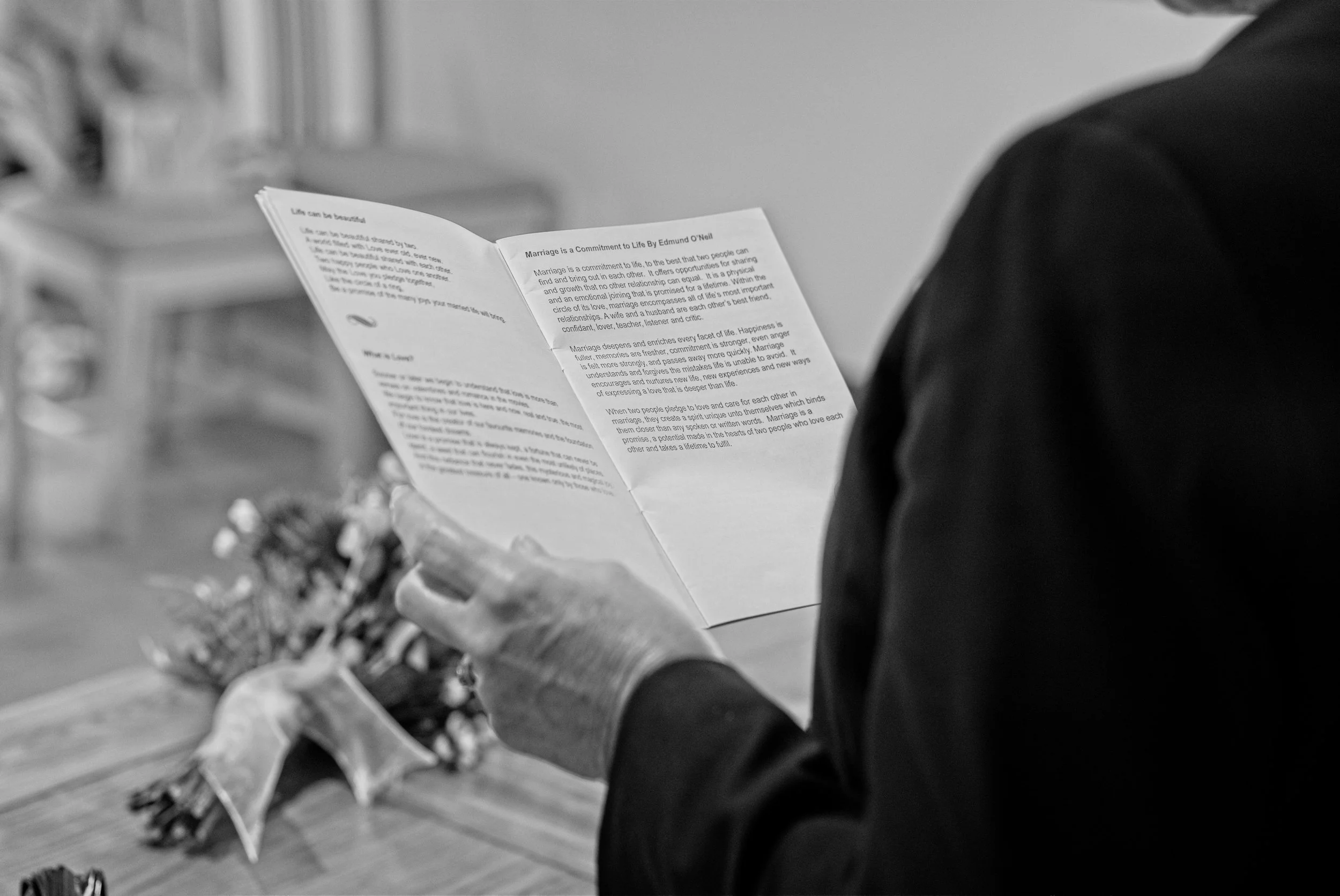 Candid wedding photography capturing the bride and groom’s ceremony at registry office in Coventry.