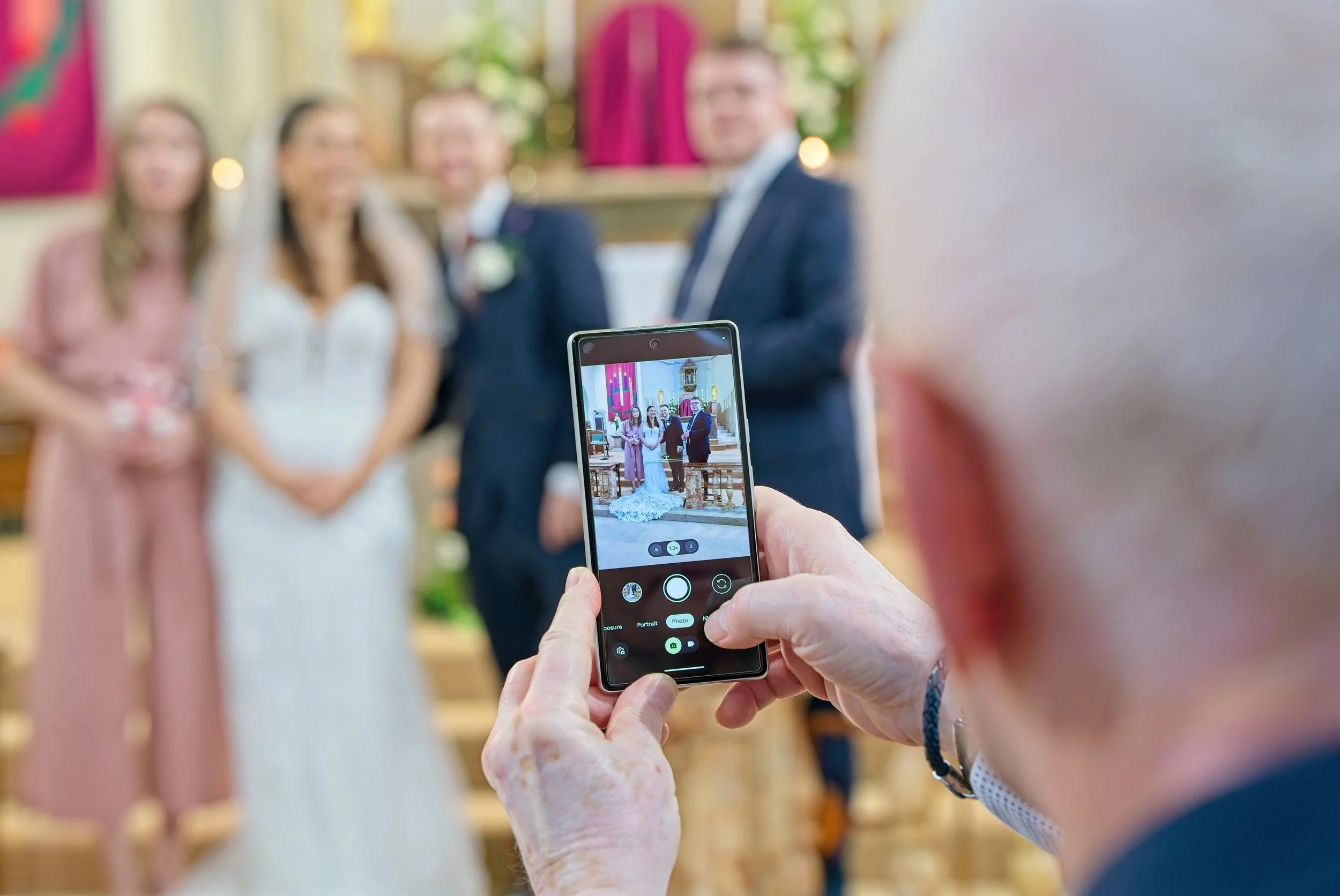 Documentary style wedding photography by Warwickshire photographer