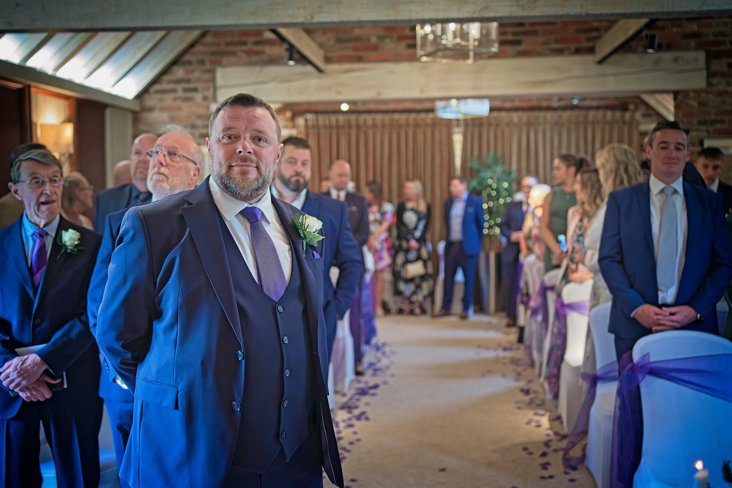 Documentary style wedding photography by Warwickshire photographer