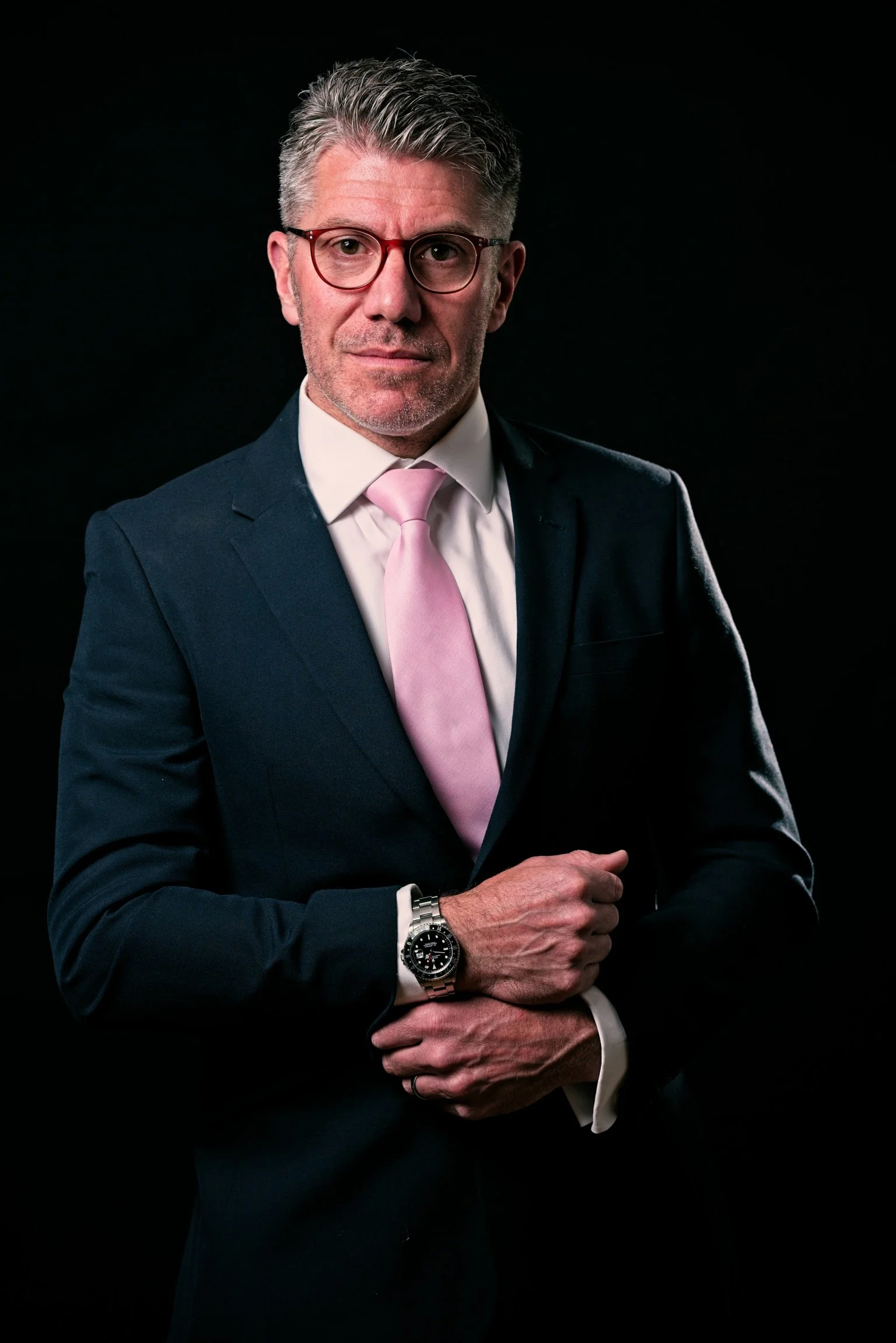 On-location headshot setup in Warwickshire