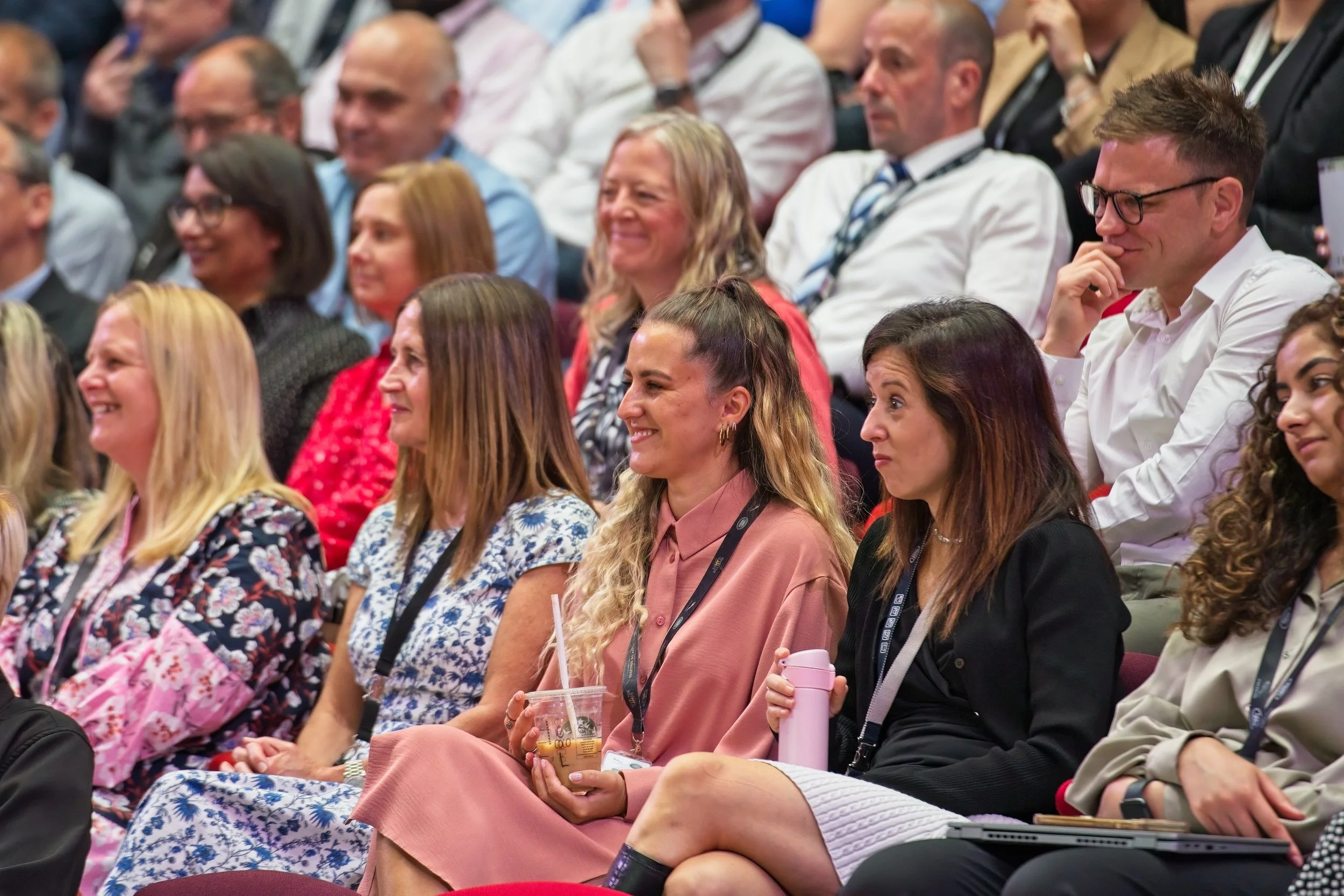 Professional corporate event photography at a business conference in Leamington Spa. High-quality images capturing keynote speakers and networking.