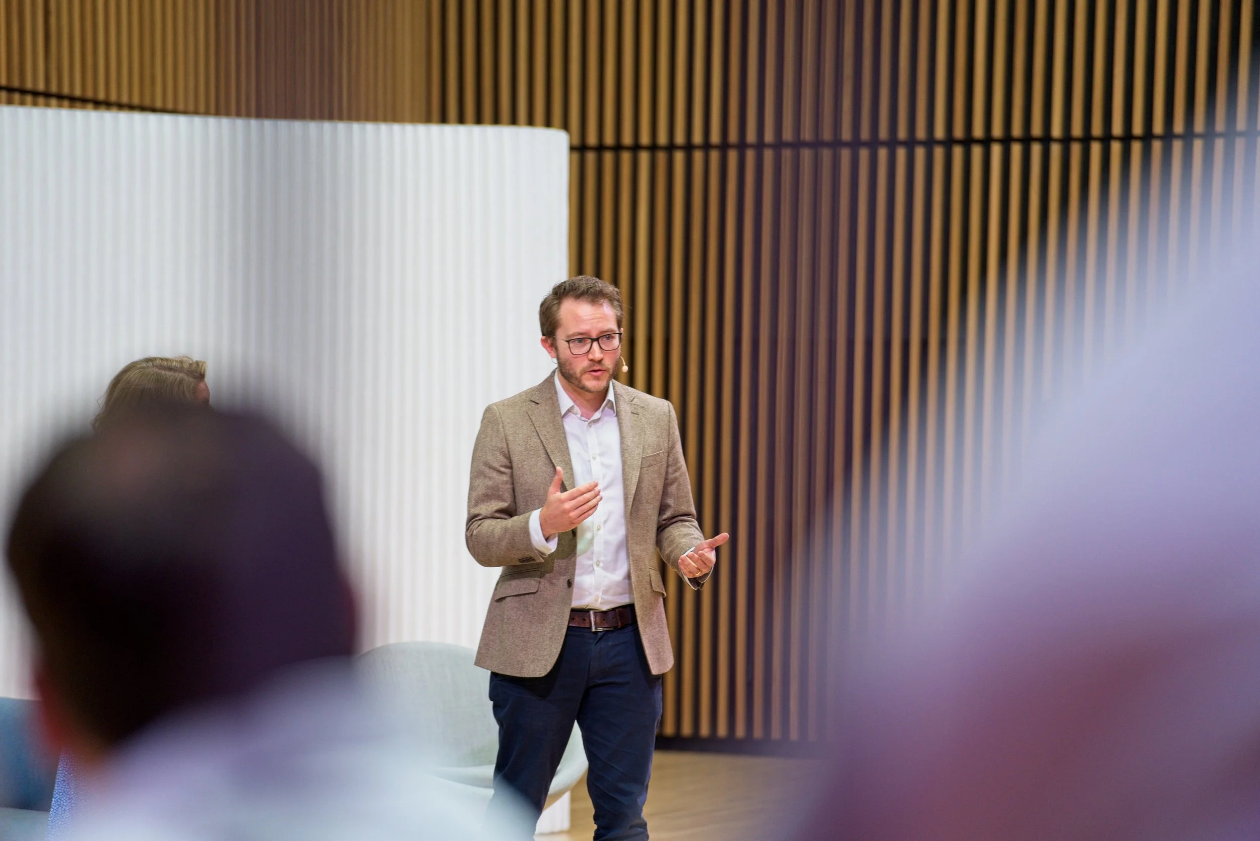 Professional corporate event photography at a business conference in Coventry. High-quality images capturing keynote speakers and networking.