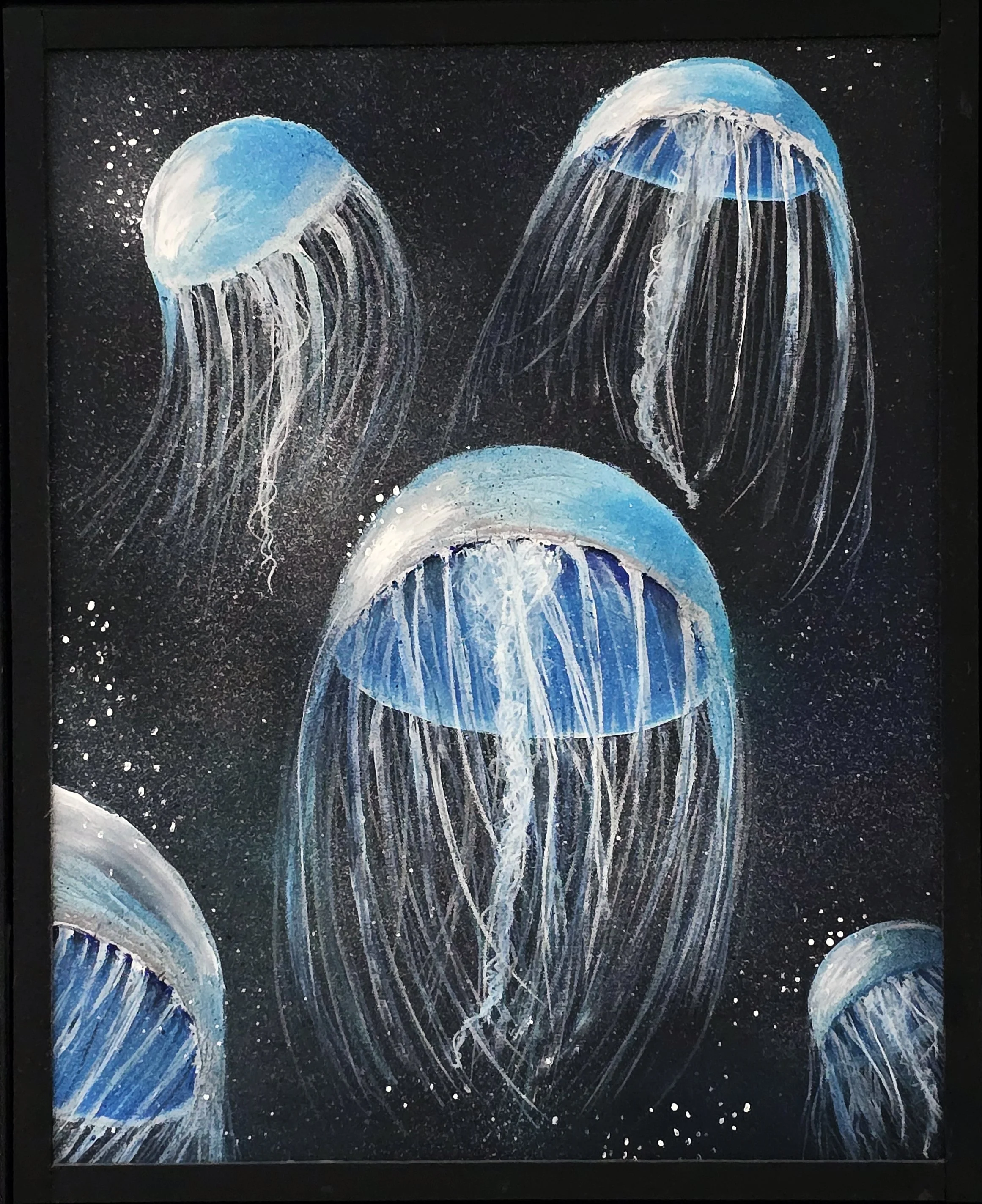 Quallen blau
Acryl
63 × 77 cm, gerahmt
CHF 600.–