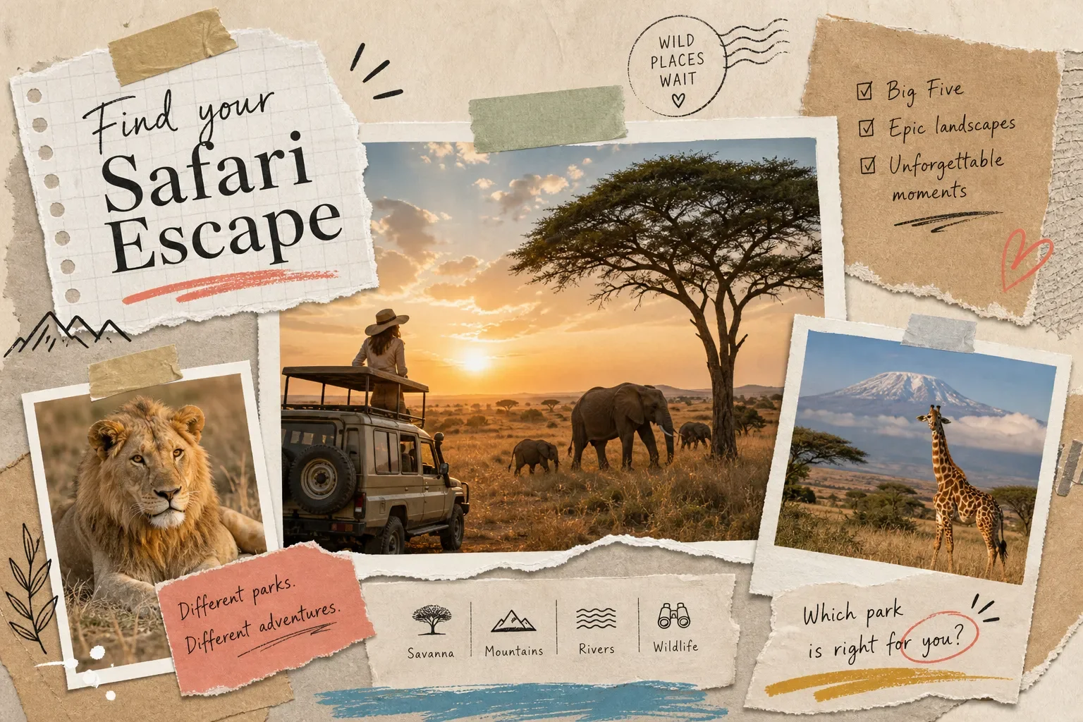 Safari destinations in Africa: which park is right for you.