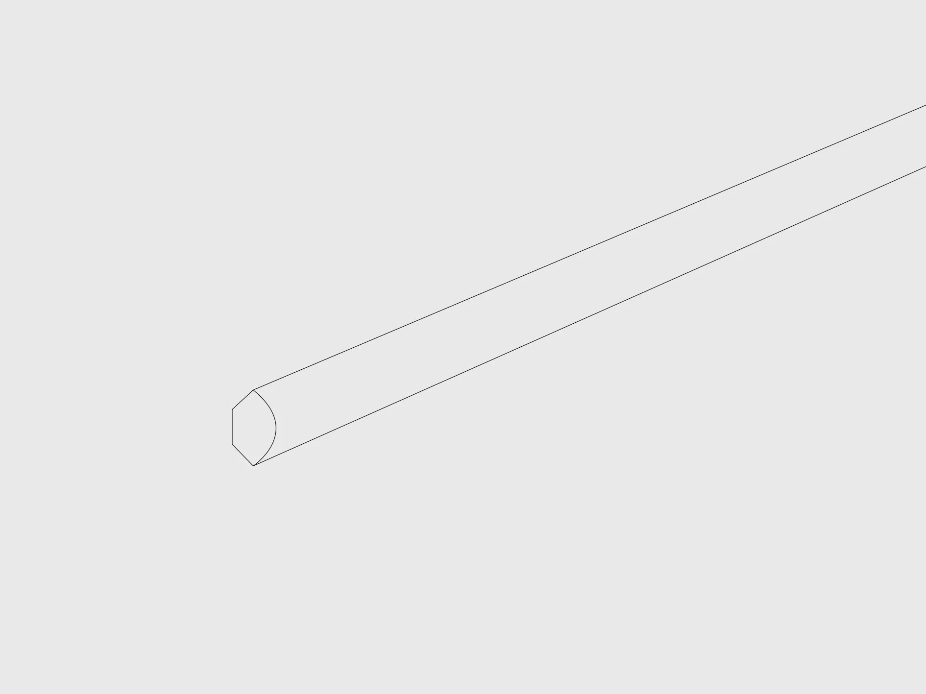 Immagine di un cilindro tridimensionale in modo isometrico