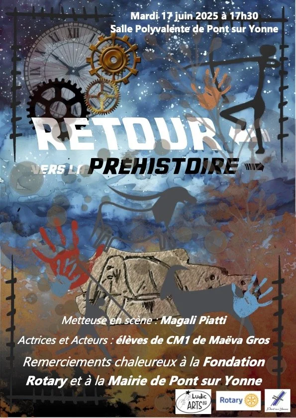 Affiche "Retour à la préhistoire" - 2024
