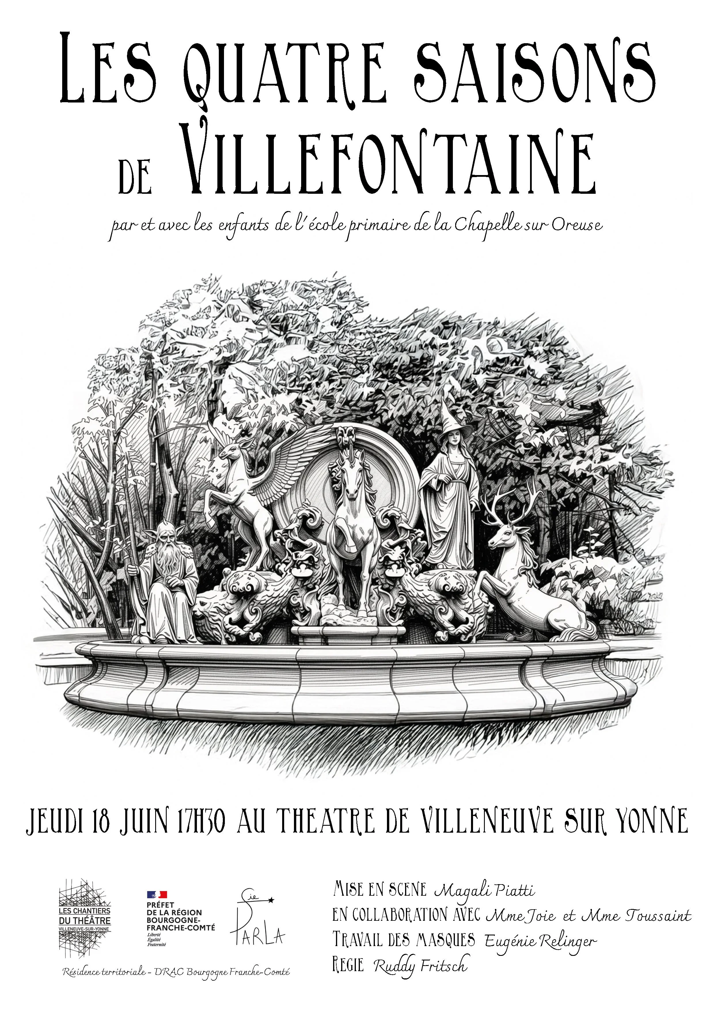 Affiche "Les quatre saisons de Villefontaine" - 2026