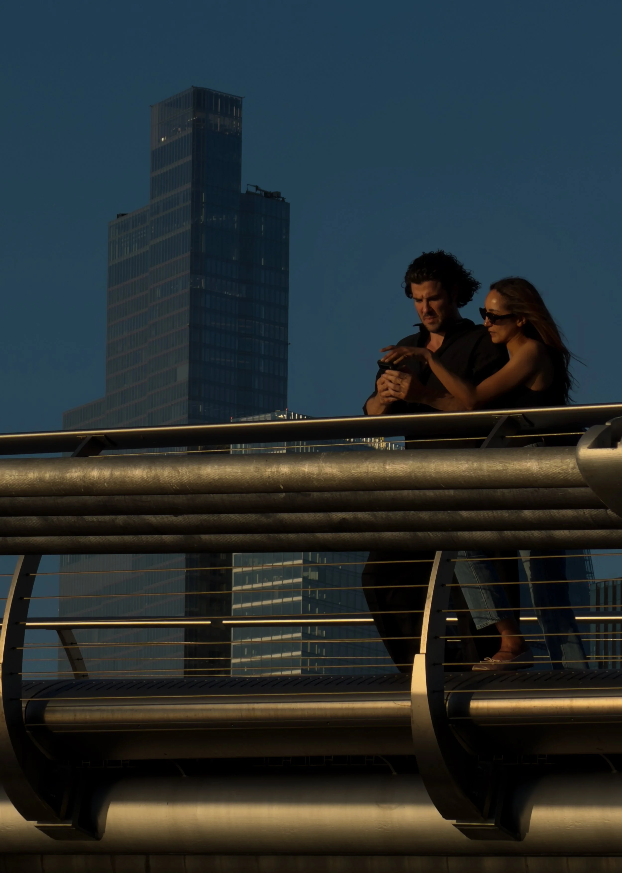 View of 22 Bishopsgate, from Millenium Bridge London