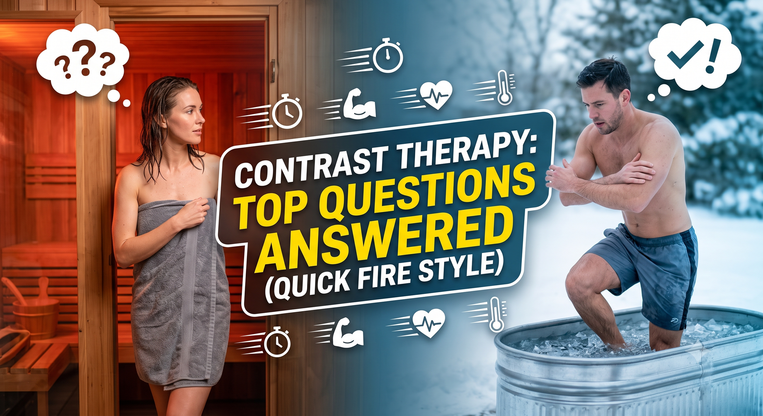 The 15 most frequently asked questions about contrast therapy answered