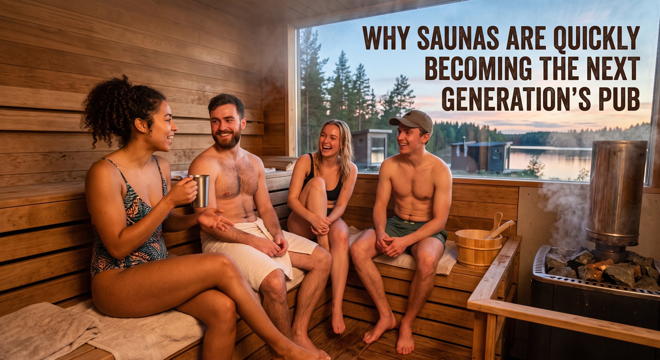 Why saunas are quickly becoming the next generation’s pub