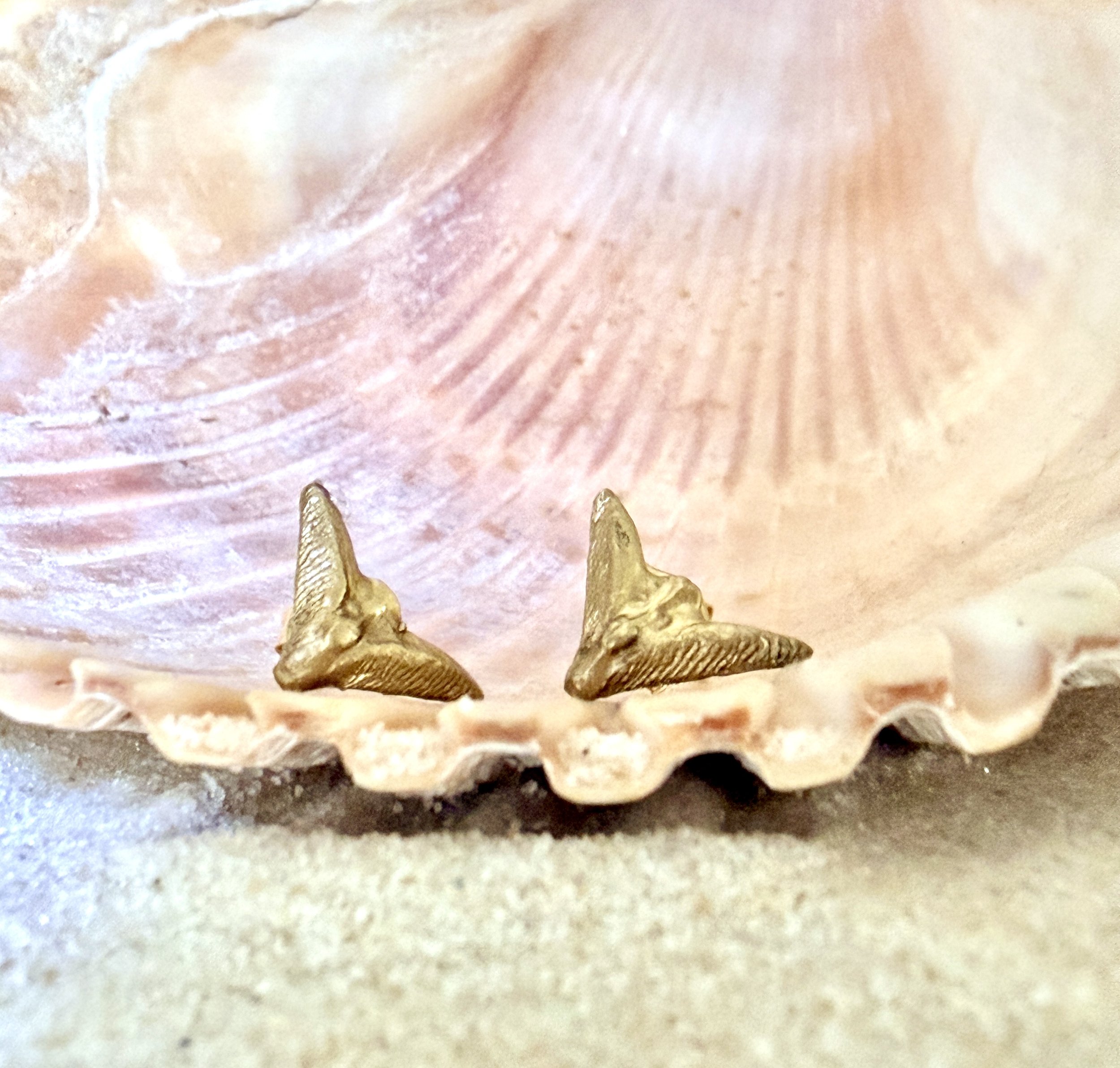 SAND DOLLAR DOVE EARRINGS