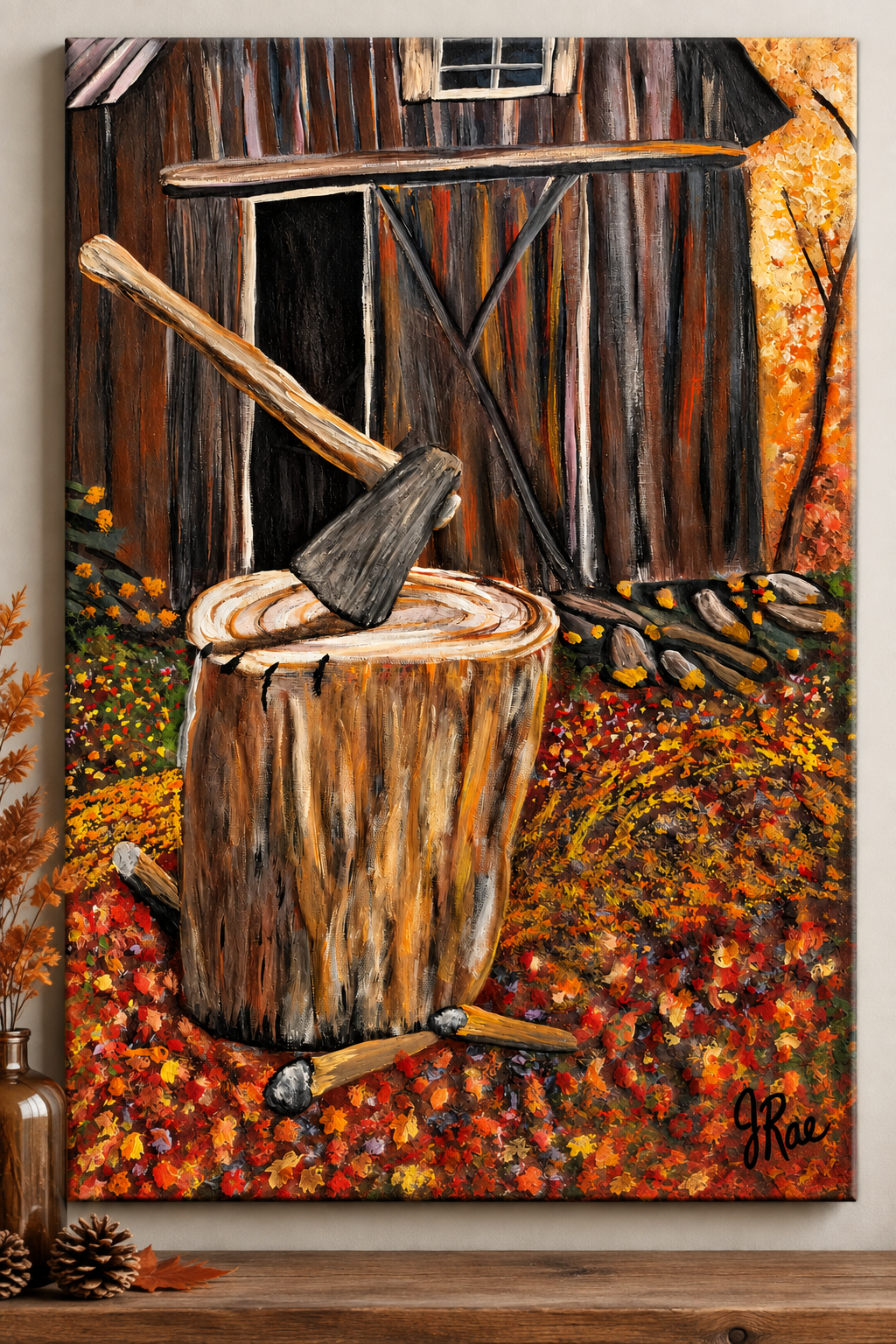 Autumn Chores – Printable Rustic Fall Farm Art