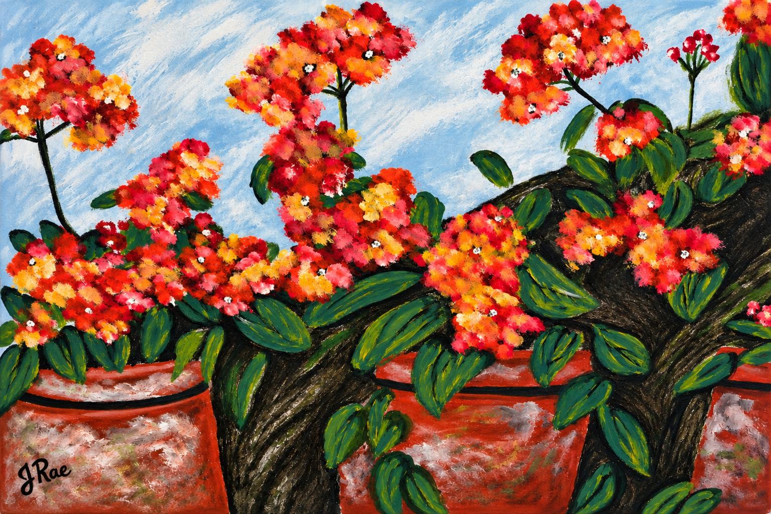 Abundant Blooms – Printable Colorful Floral Art