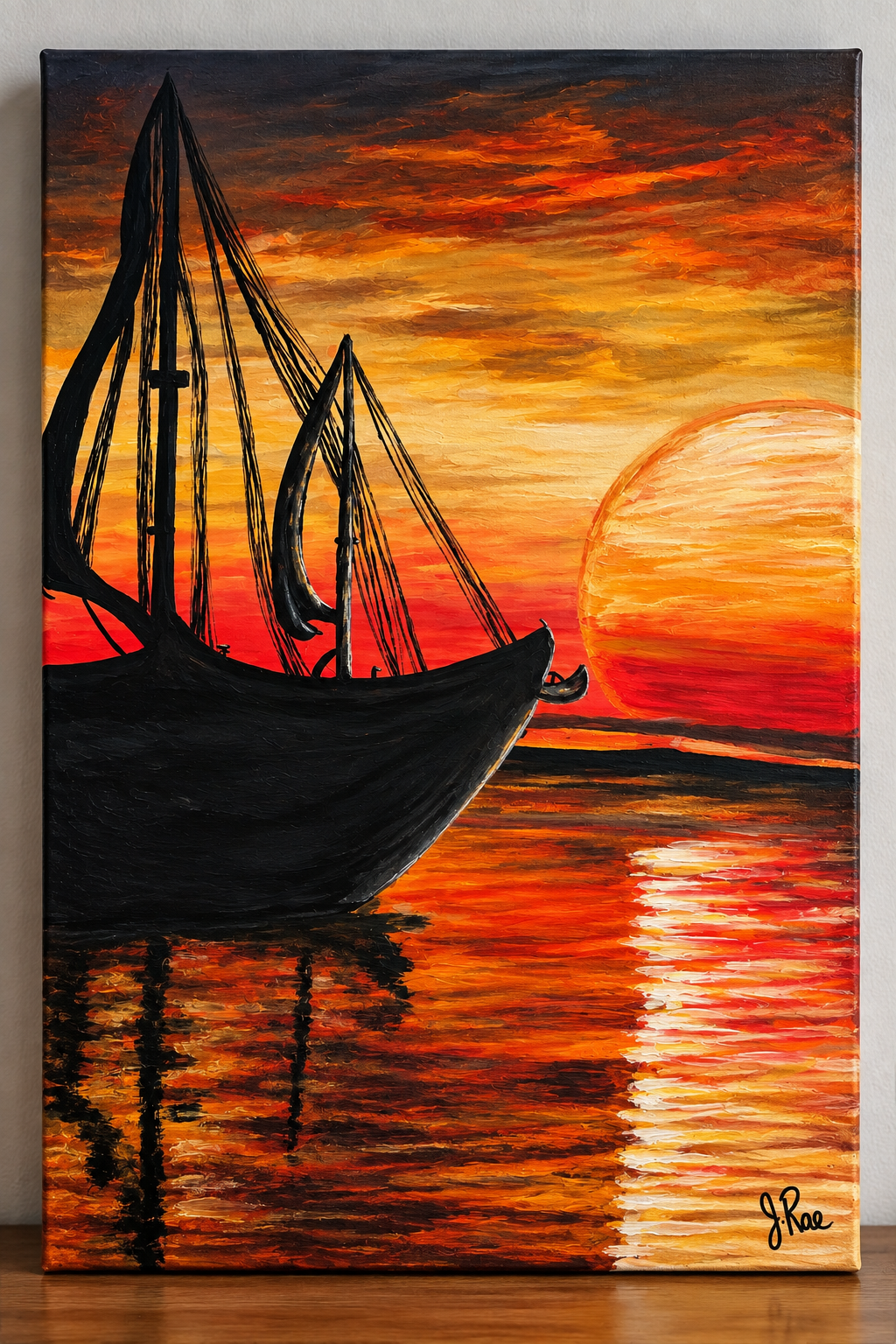Sailing Into the Sunset – Printable Sailboat Sunset Art