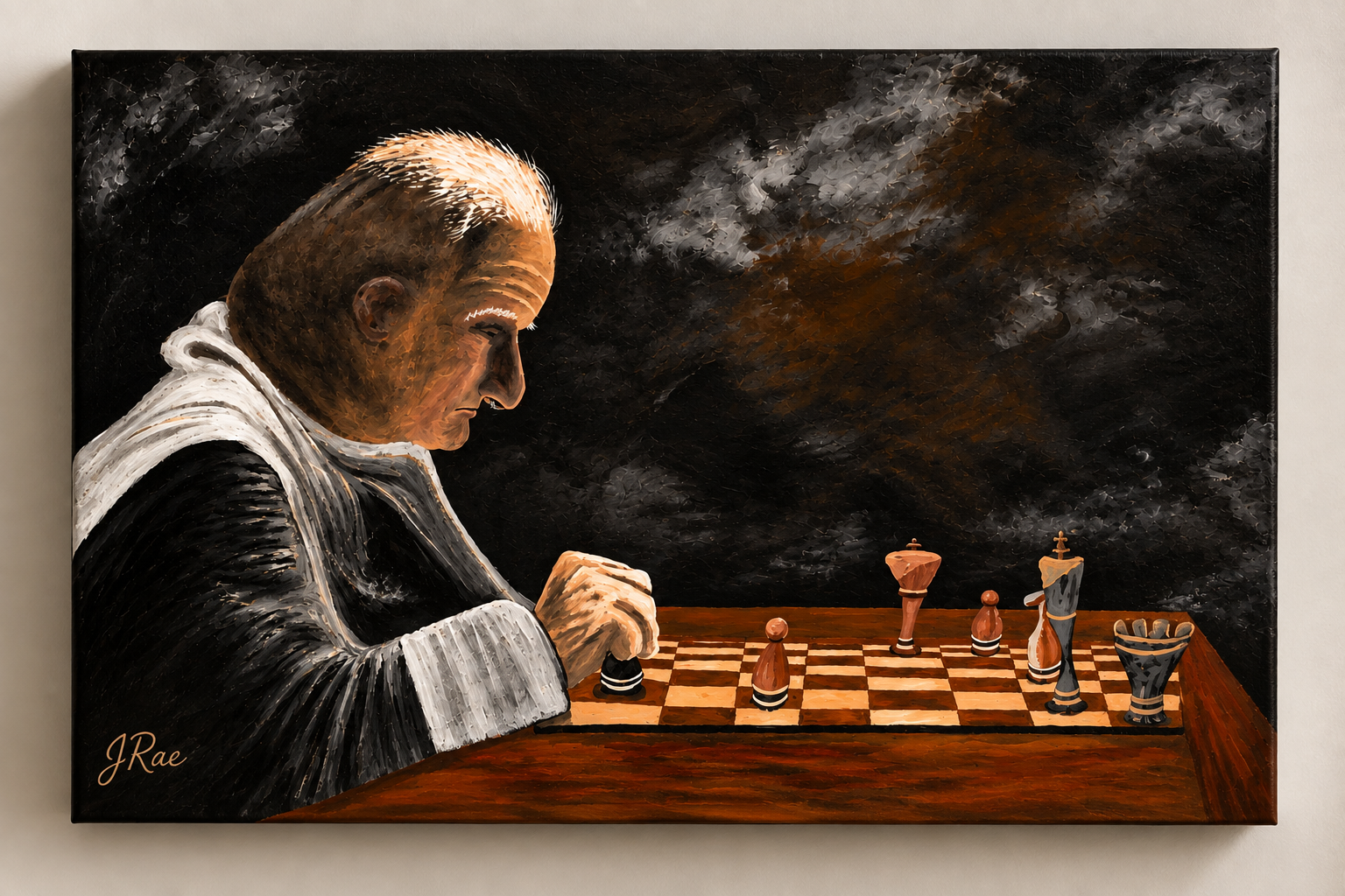 The Next Move – Printable Chess Player Fine Art