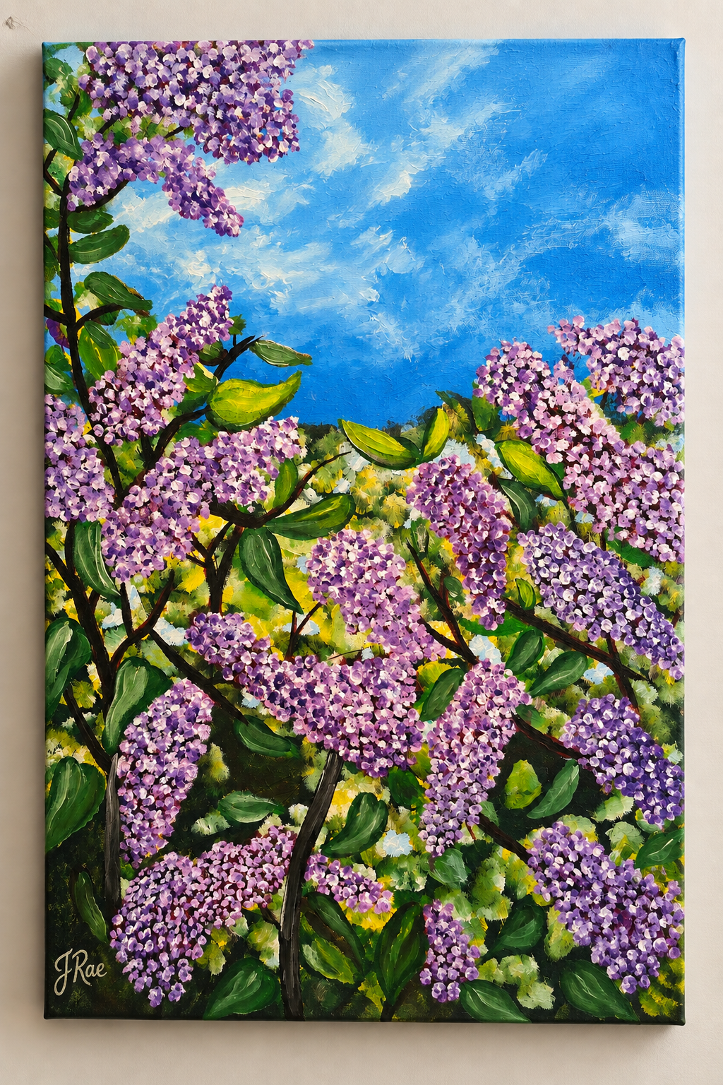 Lilacs in the Sky – Printable Purple Floral Fine Art