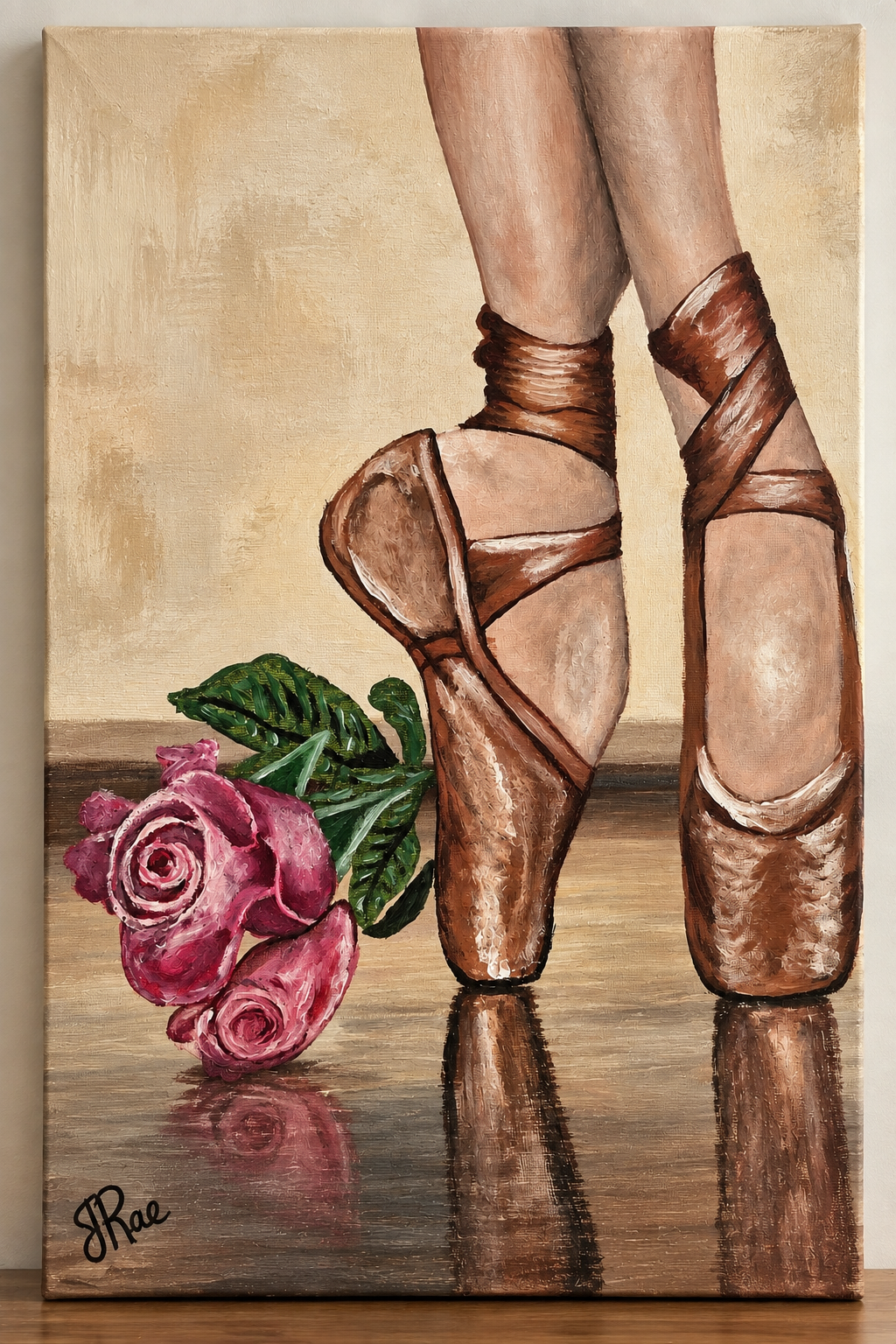 The Last Dance – Printable Ballet Shoes & Roses Art