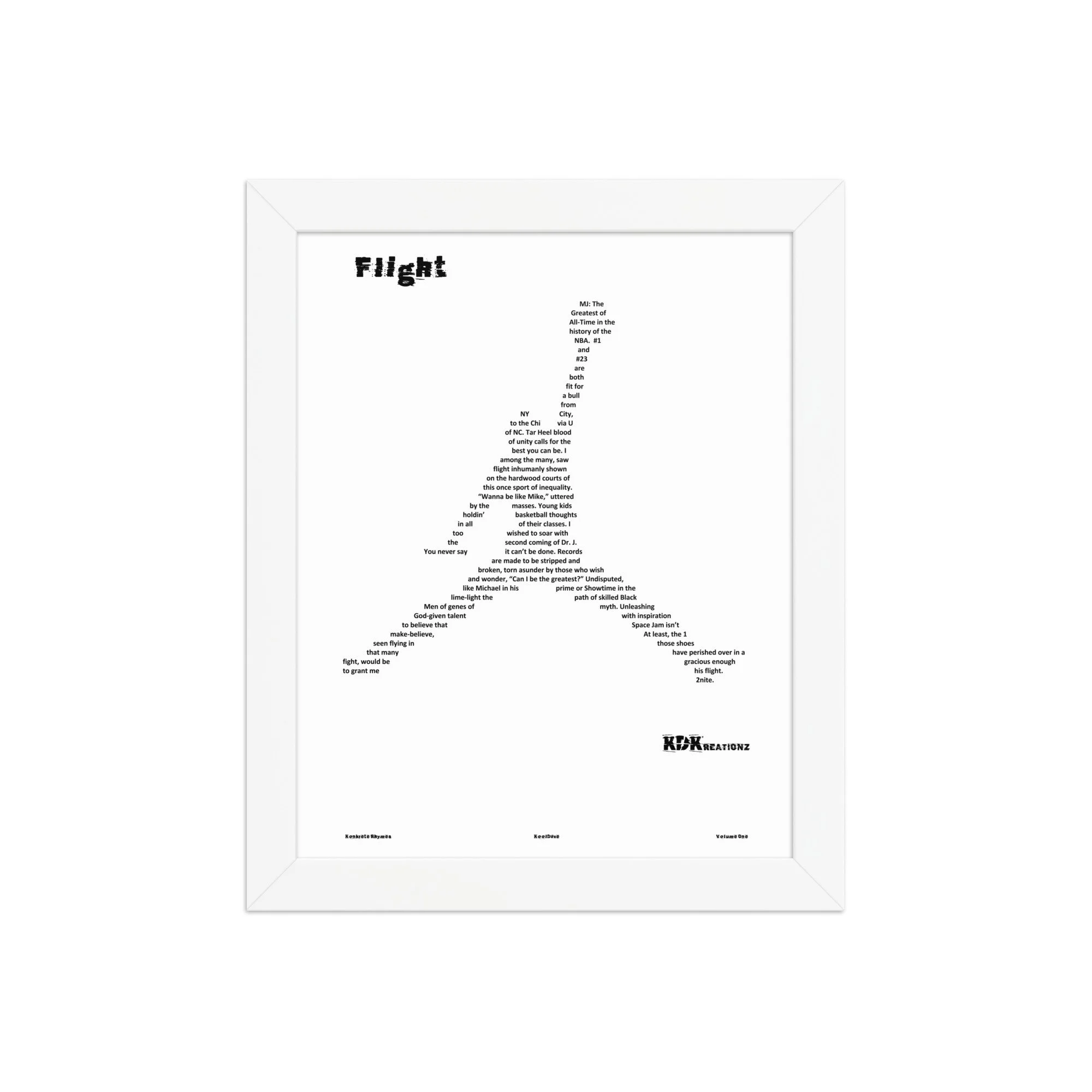 Flight - Framed - KONKRETE RHYMES