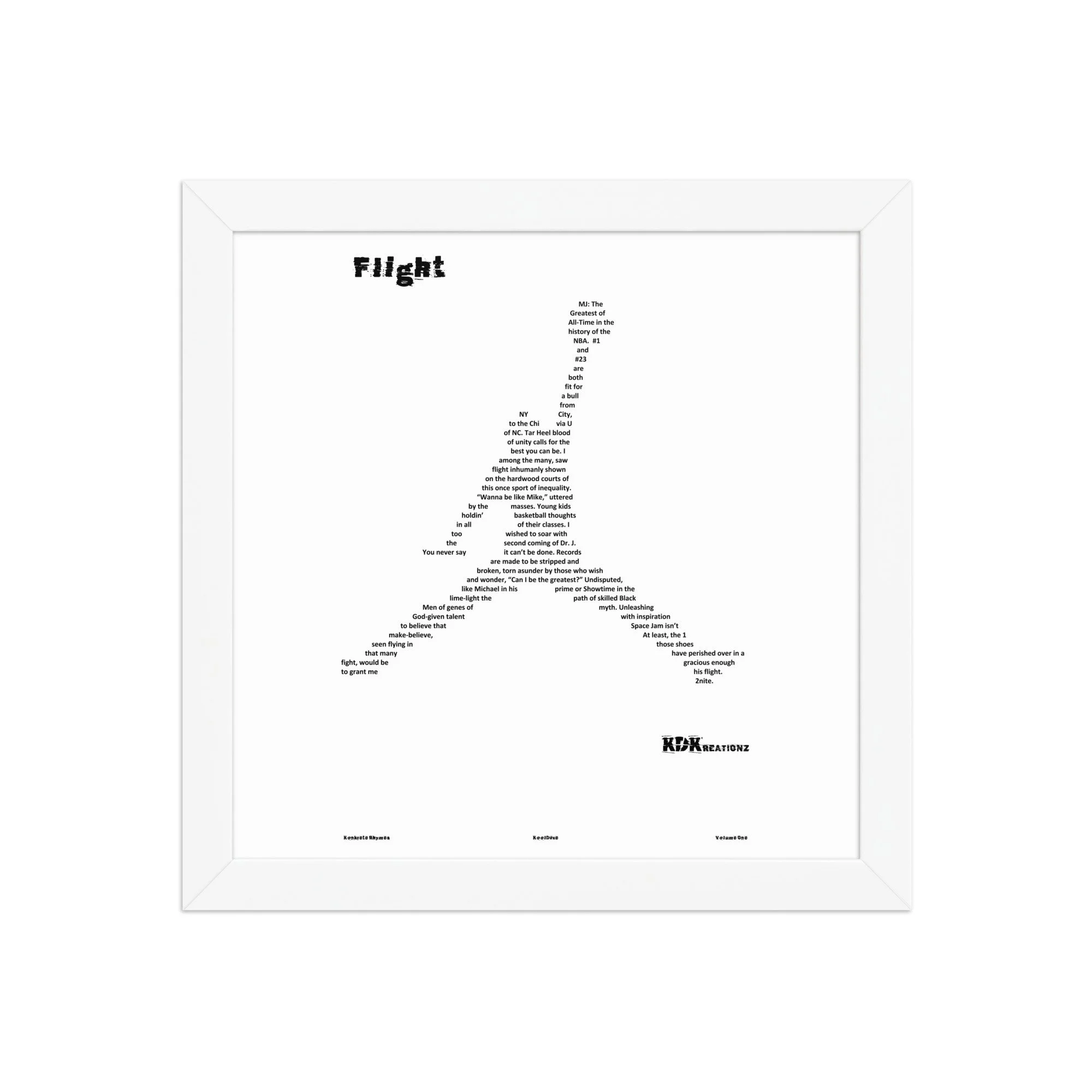 Flight - Framed - KONKRETE RHYMES