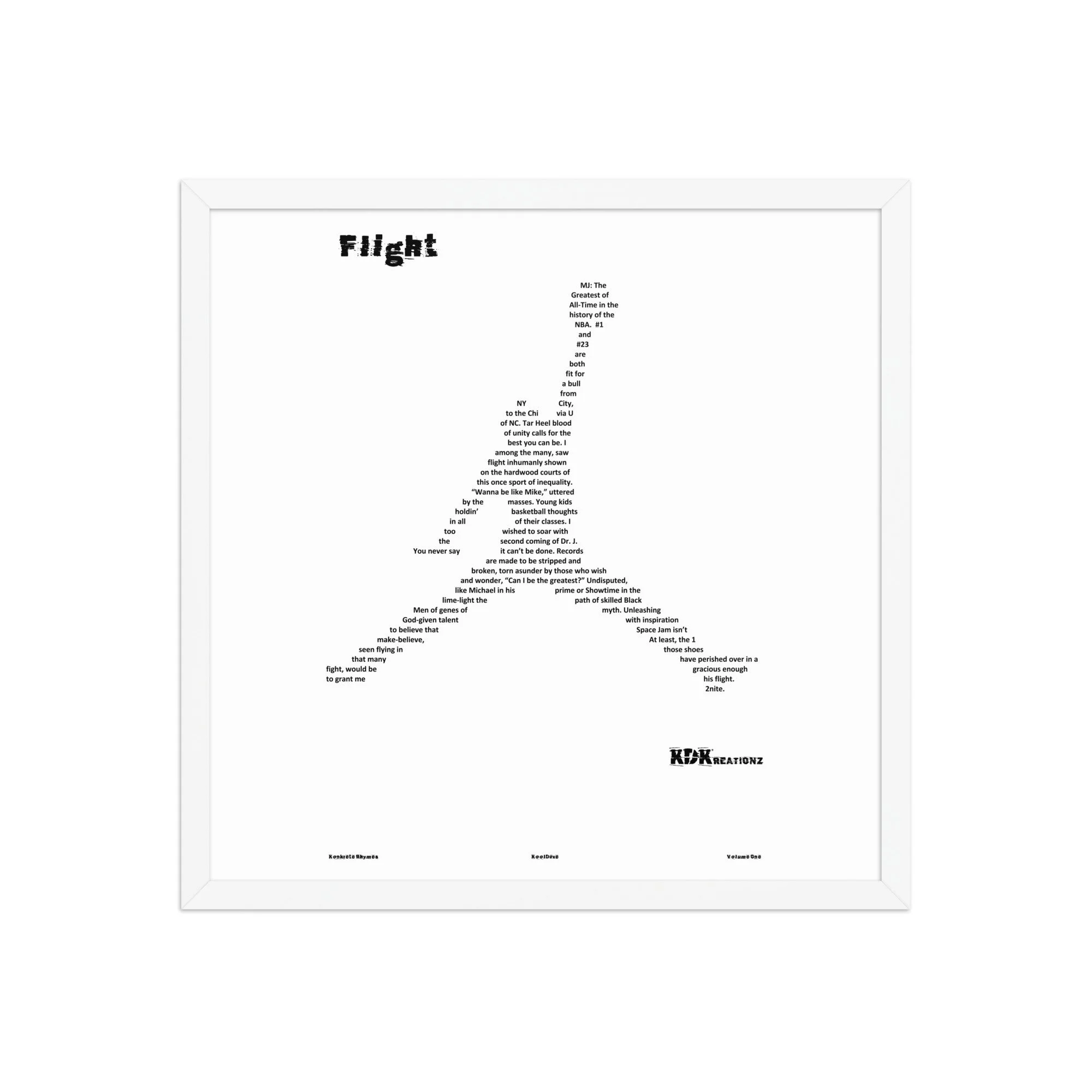 Flight - Framed - KONKRETE RHYMES