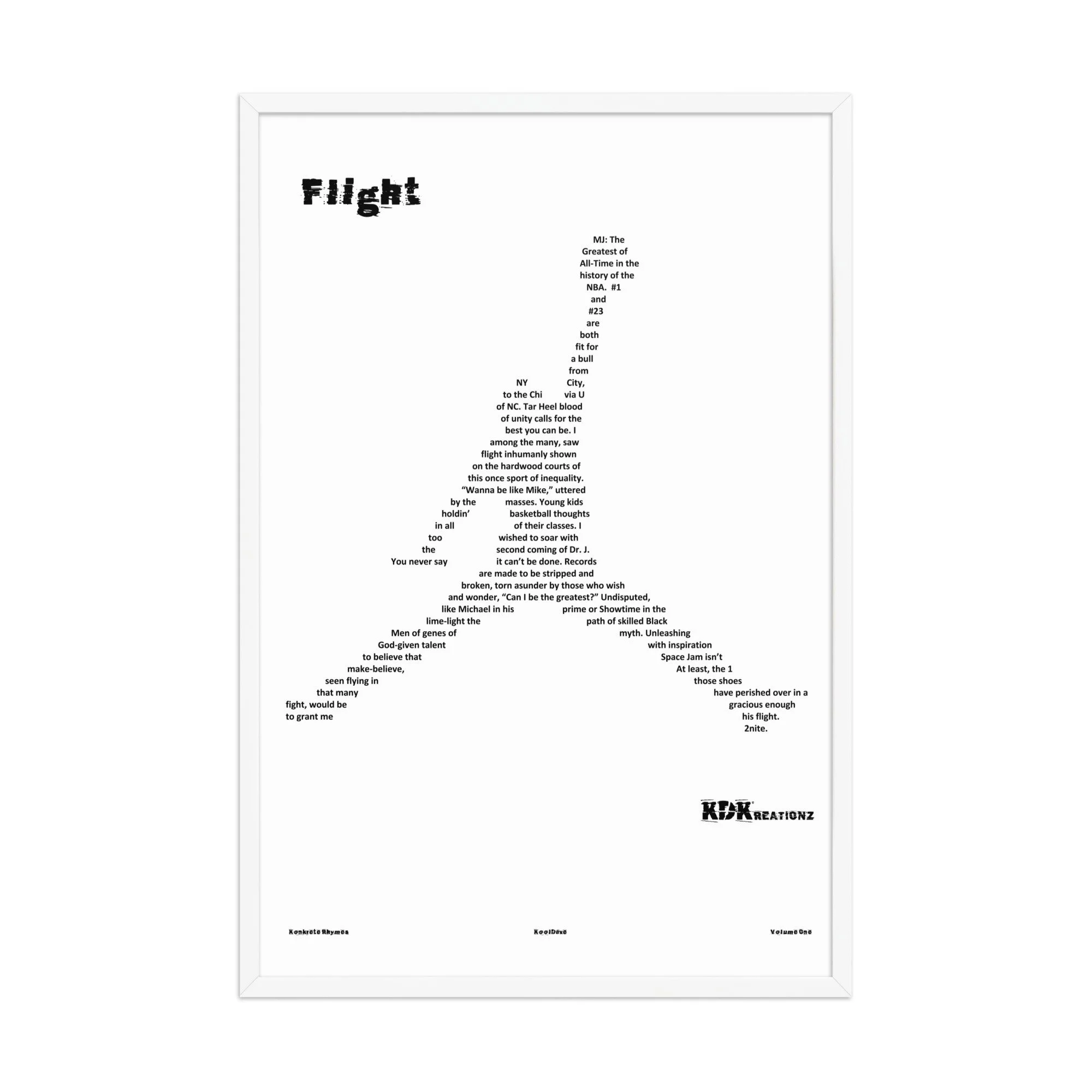 Flight - Framed - KONKRETE RHYMES