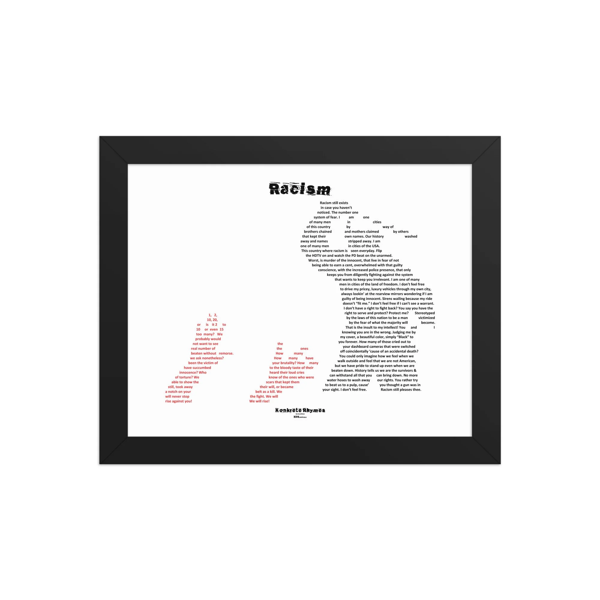 Racism - Klazzik - Framed - Konkrete Rhymes