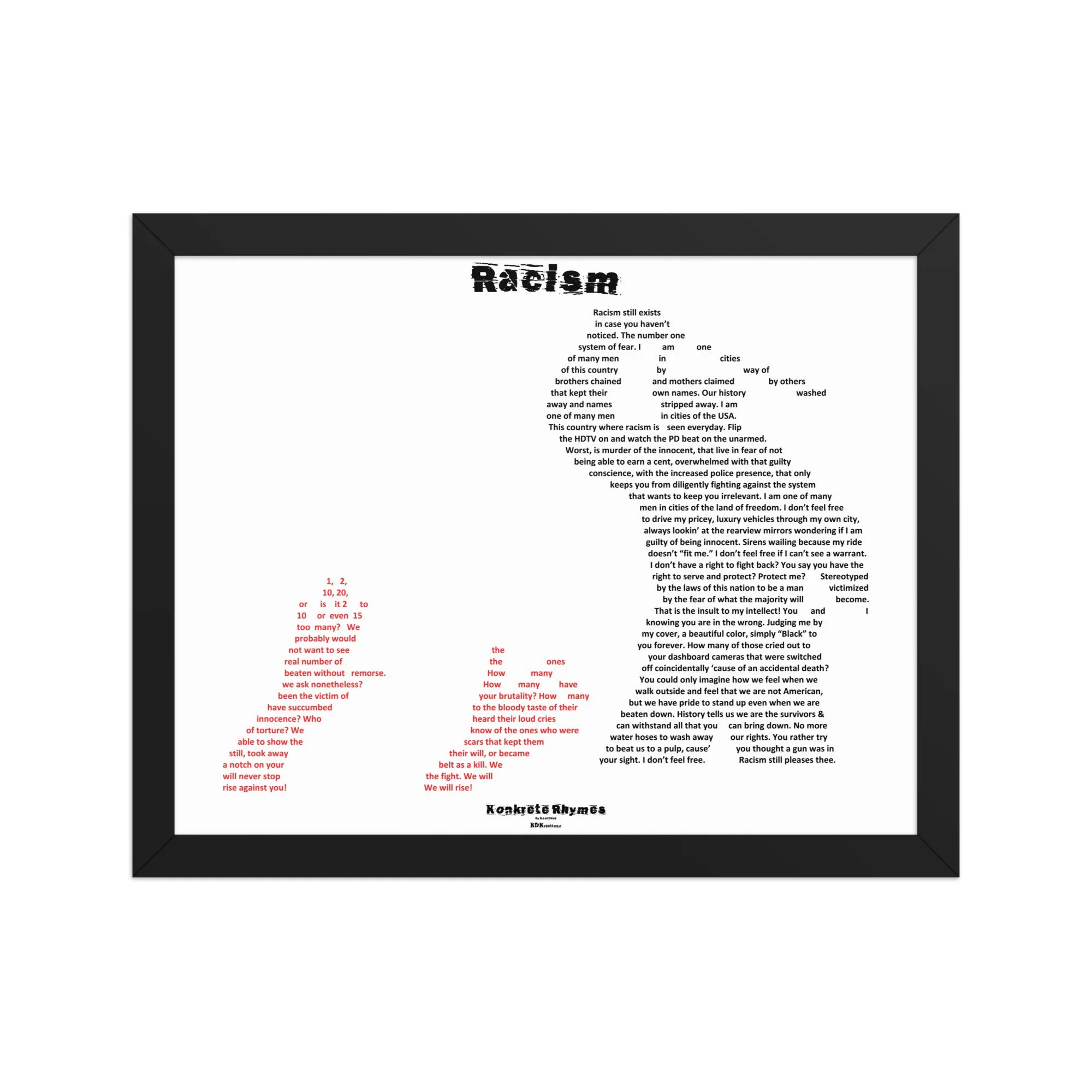 Racism - Klazzik - Framed - Konkrete Rhymes
