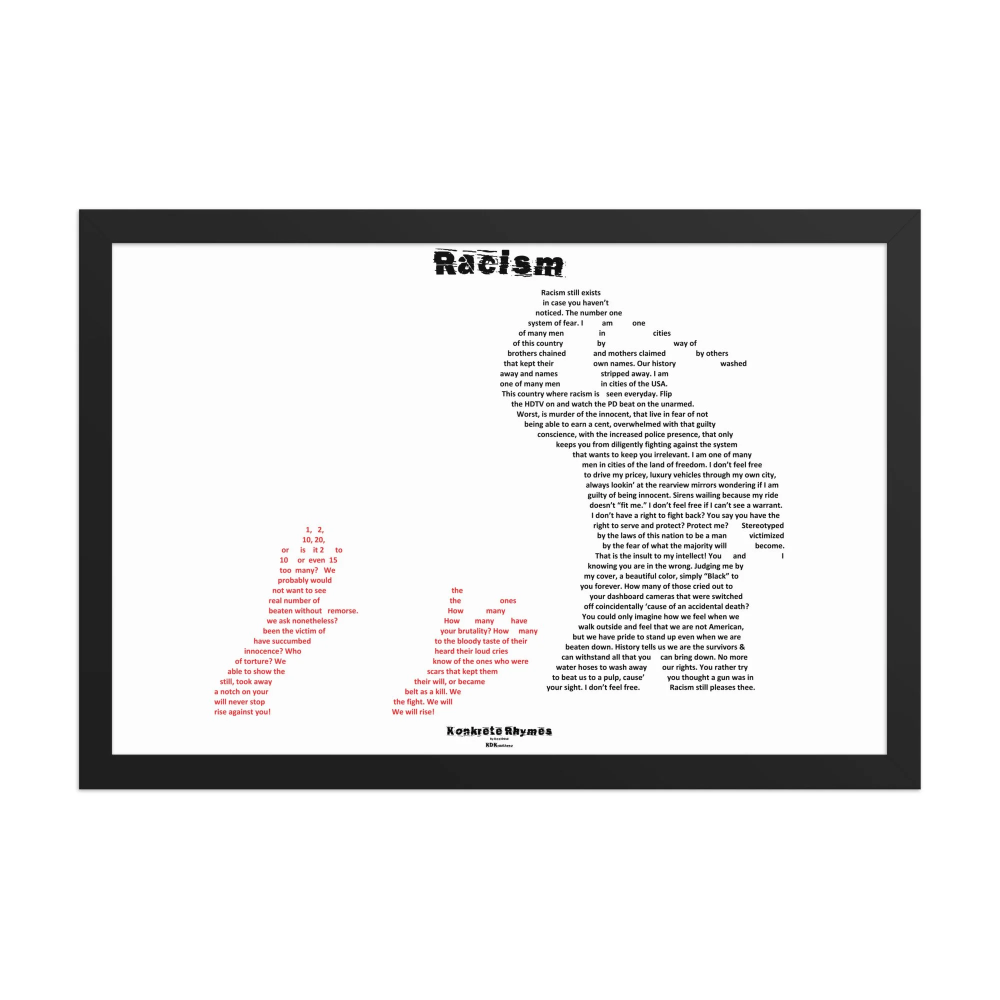 Racism - Klazzik - Framed - Konkrete Rhymes