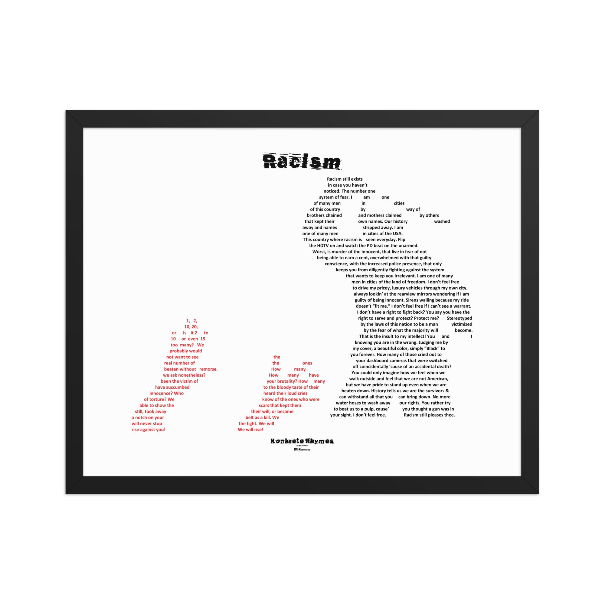Racism - Klazzik - Framed - Konkrete Rhymes