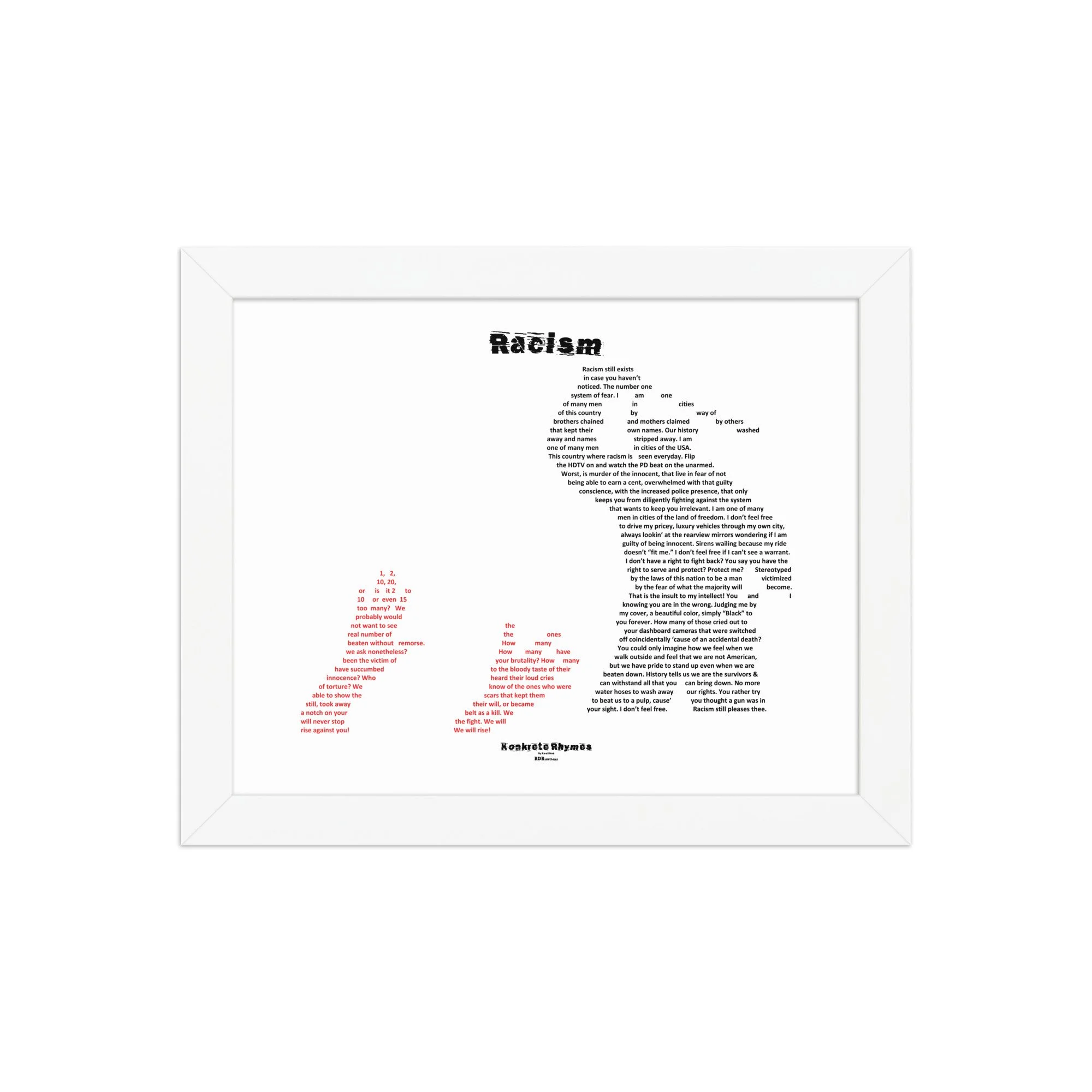 Racism - Klazzik - Framed - Konkrete Rhymes