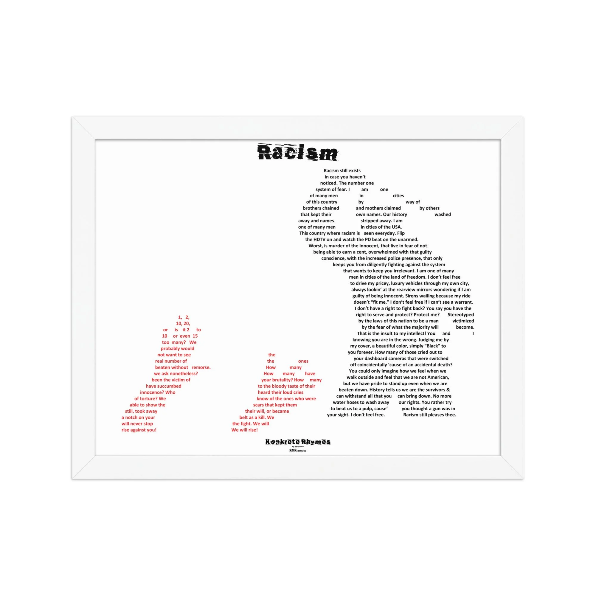 Racism - Klazzik - Framed - Konkrete Rhymes