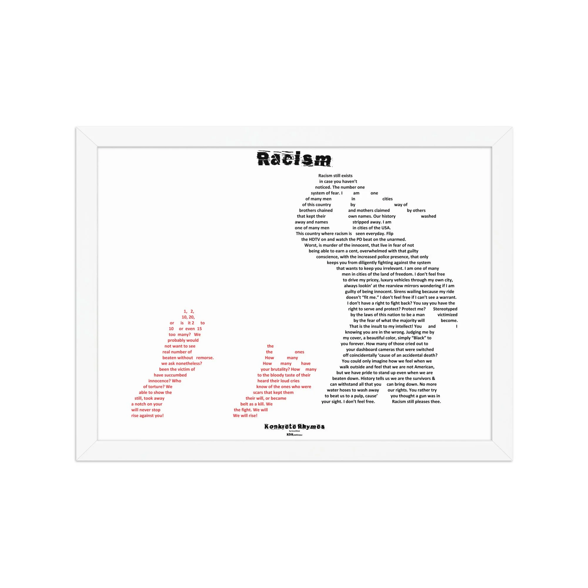 Racism - Klazzik - Framed - Konkrete Rhymes