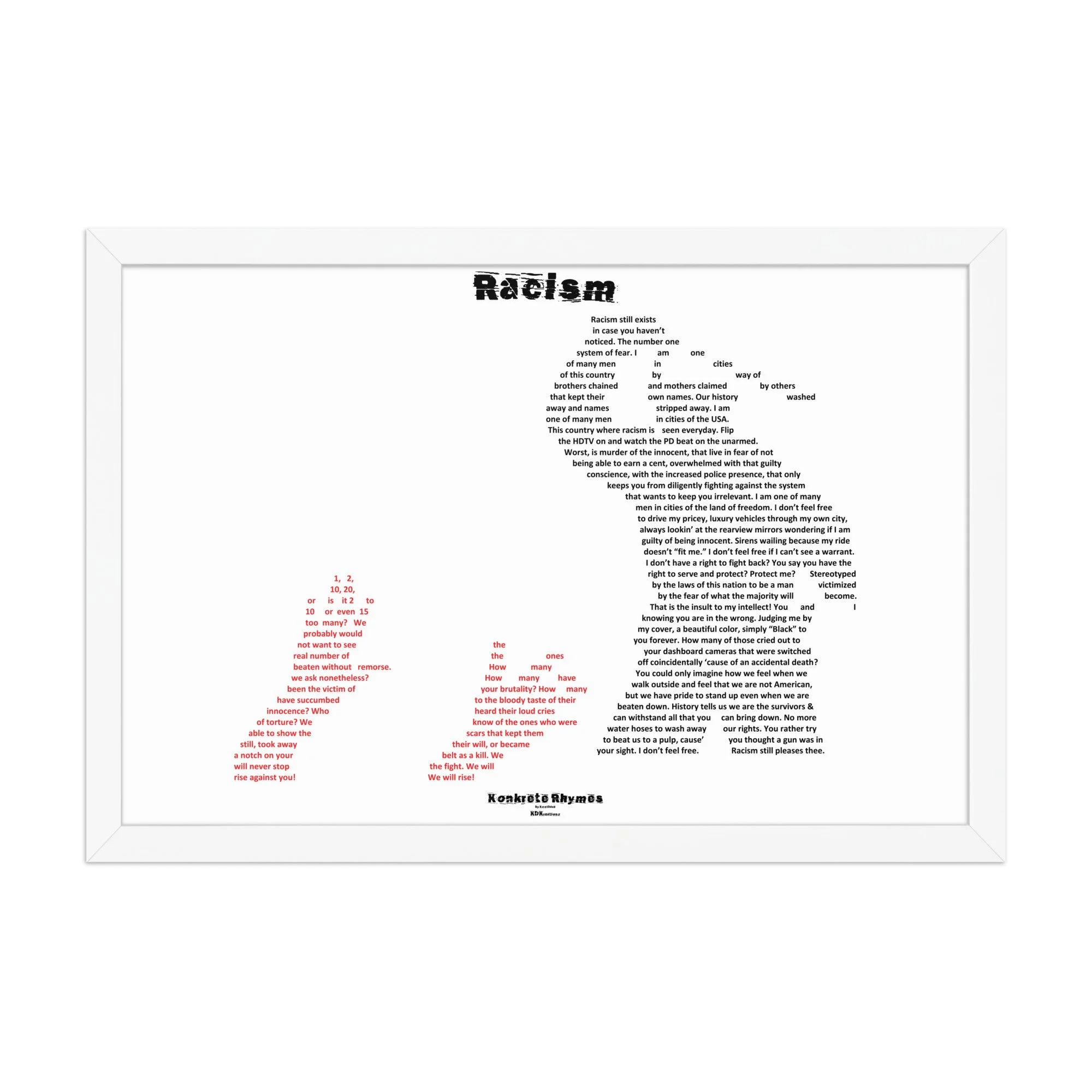 Racism - Klazzik - Framed - Konkrete Rhymes