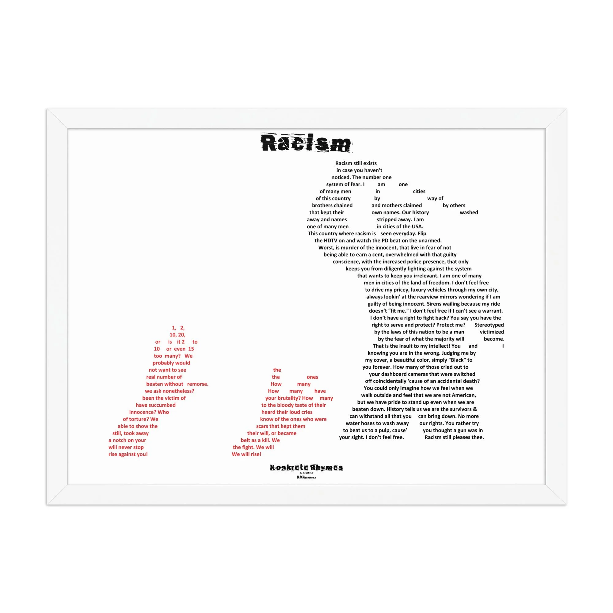 Racism - Klazzik - Framed - Konkrete Rhymes