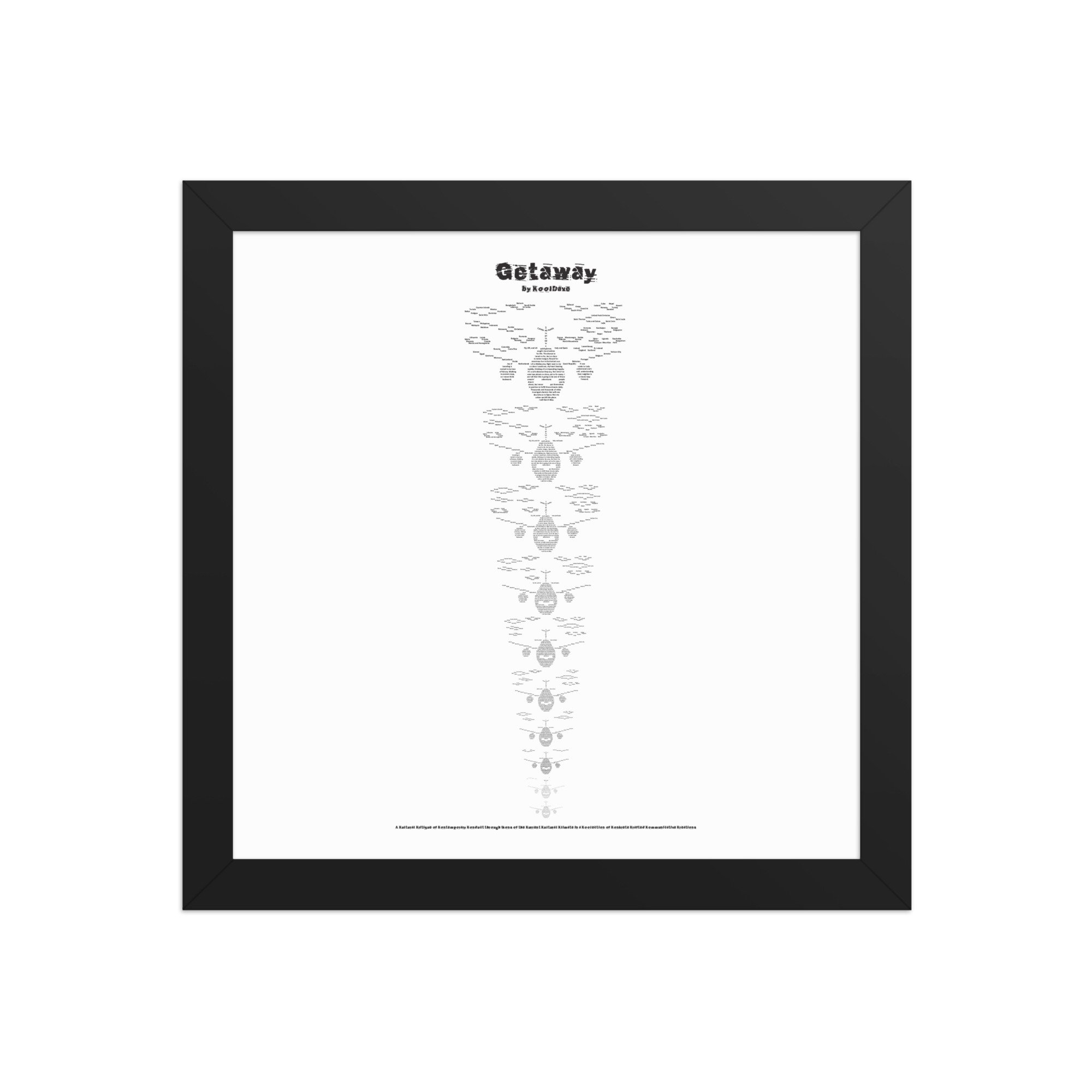 Getaways - Framed - Konkrete Rhymes