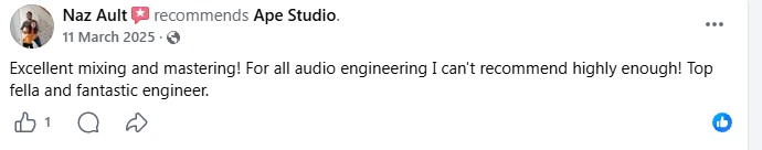 Review of Ape Studio UK from Naz Ault