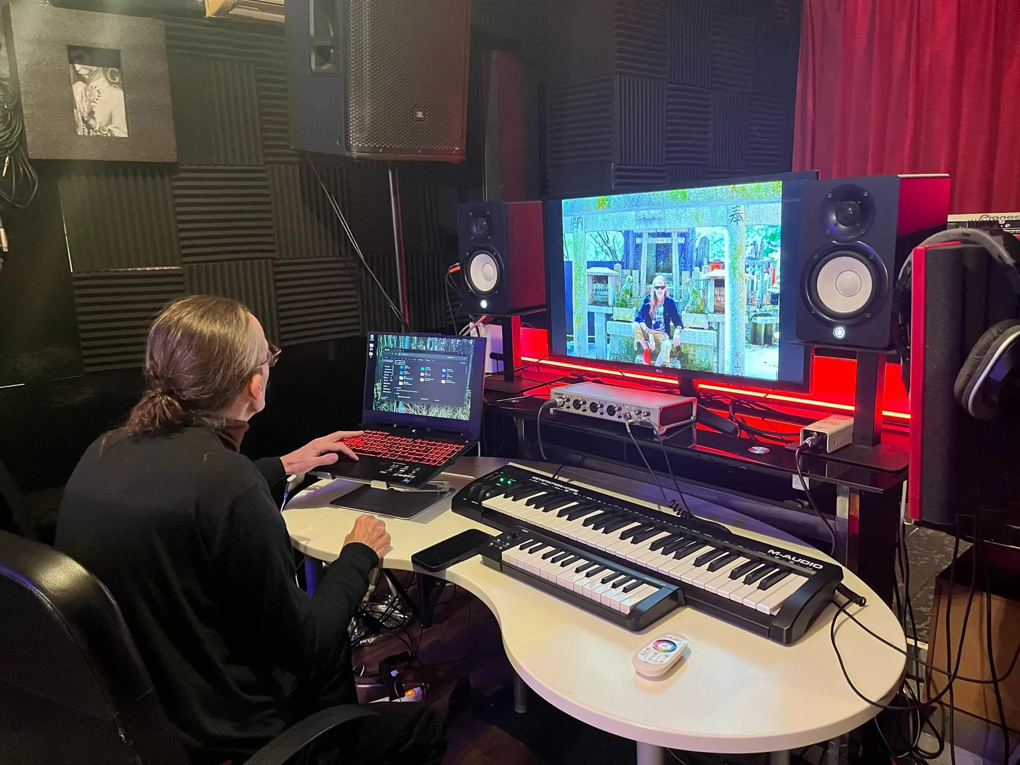 Eddie James mixing in Japan