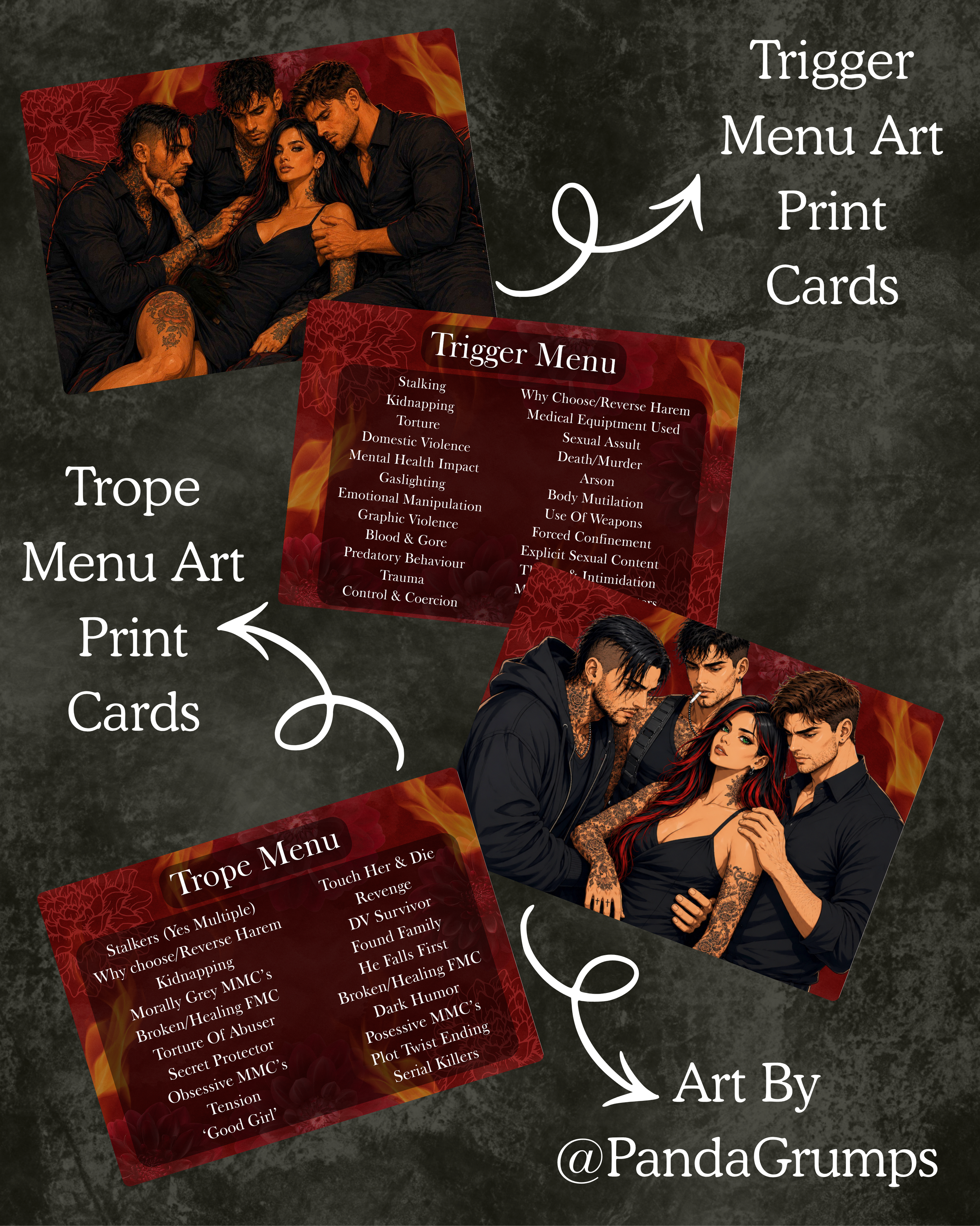 Saved By Sinners Trigger & Trope Art Print Card