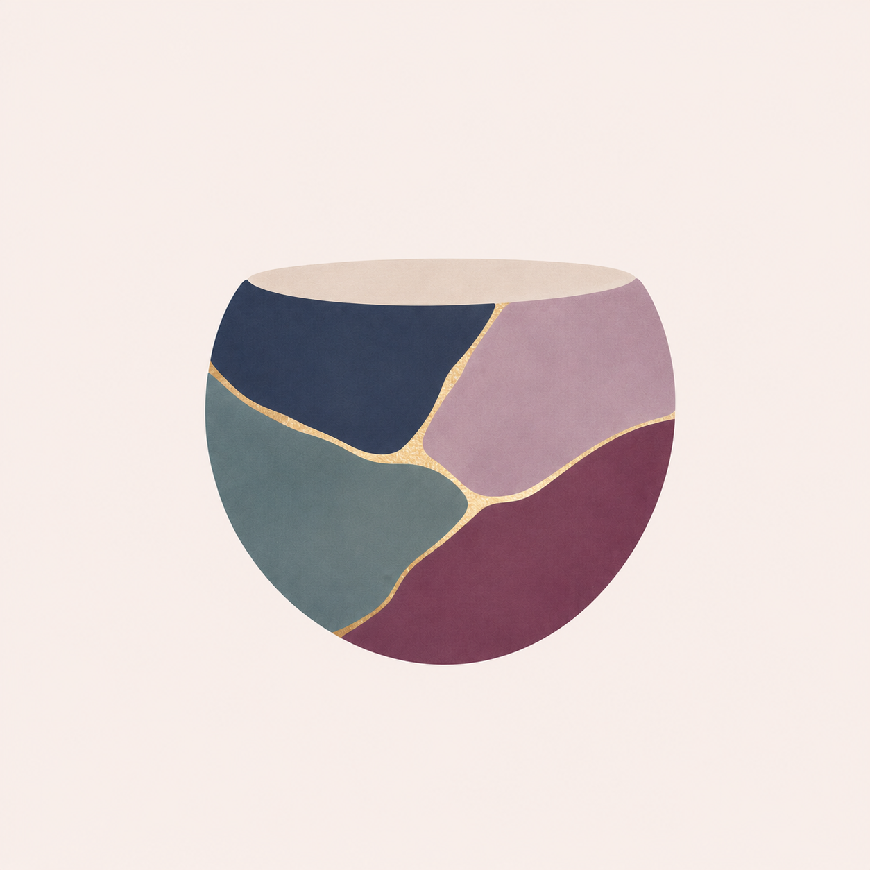 Lauren Hawkins Counseling's logo is a kintsugi bowl that displays how beauty can come out of brokenness when healing if found.