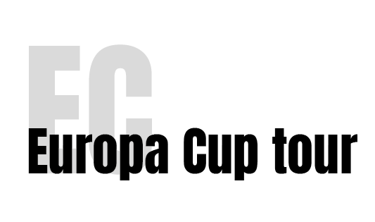 Black background with the text 'ECEUROPA' in large, overlapping gray and black letters.