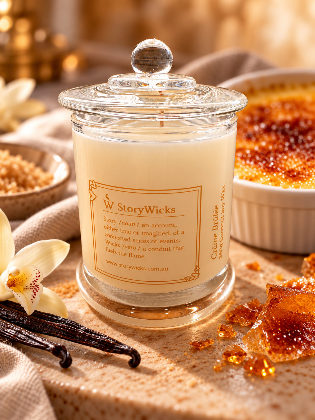 Large Danube Candle — 260g
