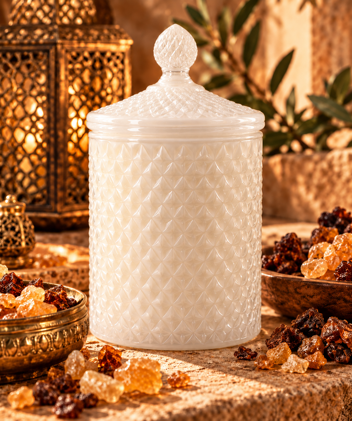220g Teardrop Candle — Gold Frankincense & Myrrh