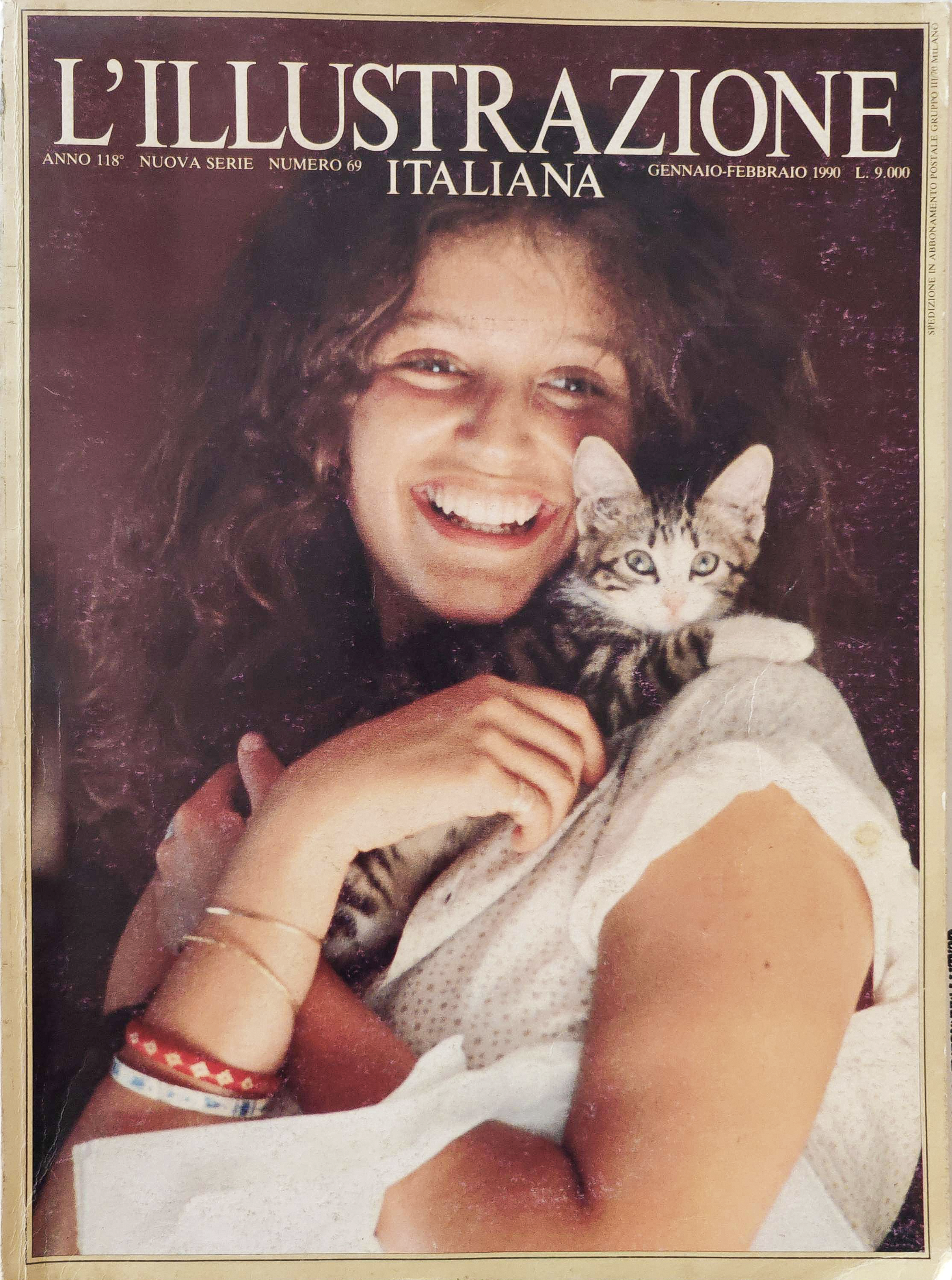L’Illustrazione Italiana, gennaio–febbraio 1990 — esempio di pubblicazione fotografica di Alessandro Veca