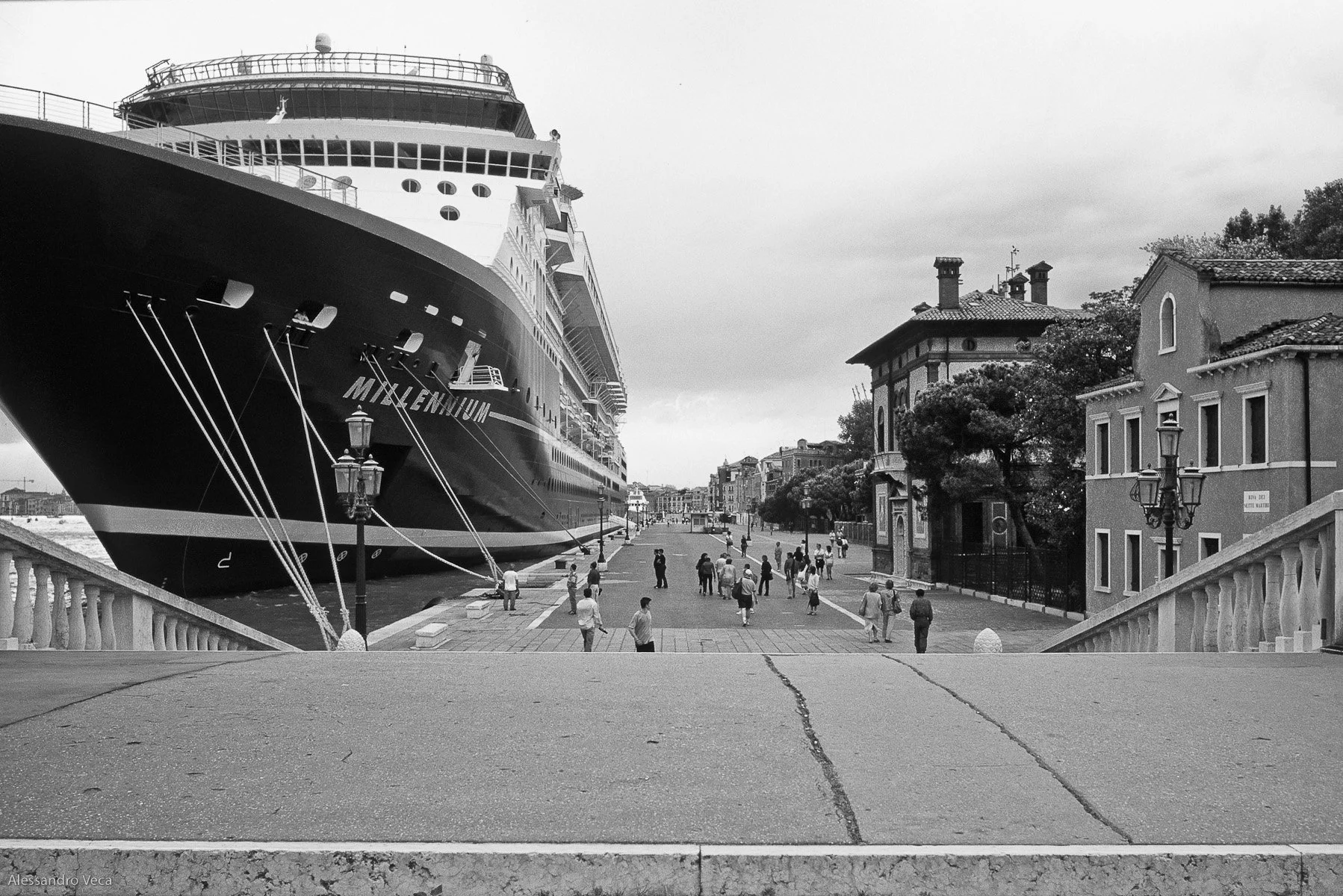Venezia, Le grandi navi in laguna, fotografia 02 di Alessandro Veca